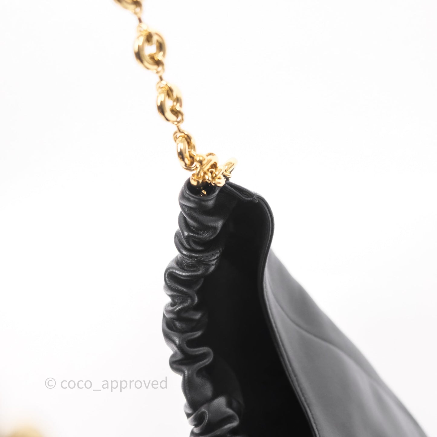 Loewe Small Squeeze Bag in Mellow Nappa Lambskin Black
