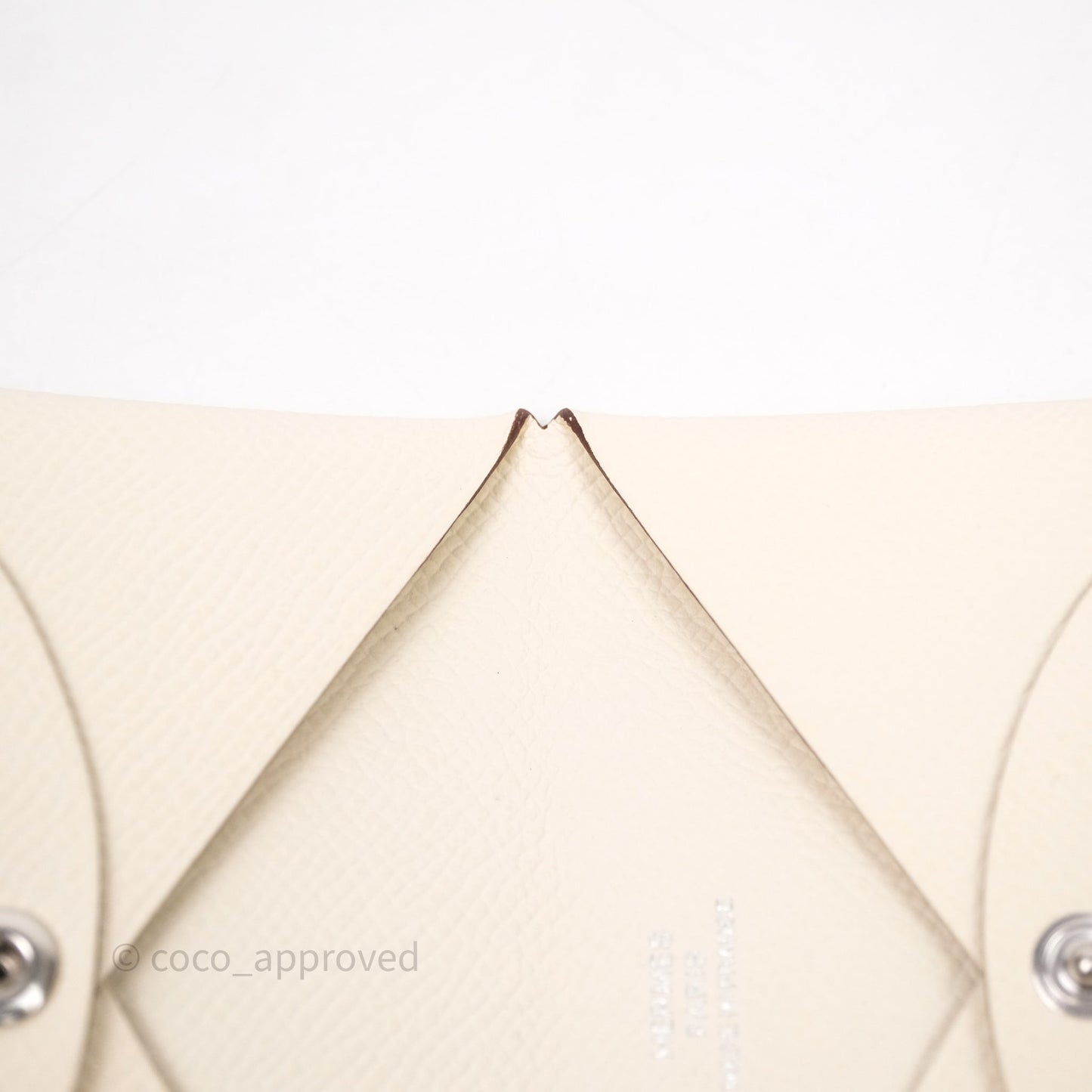 Hermès Calvi Card Holder Beton
