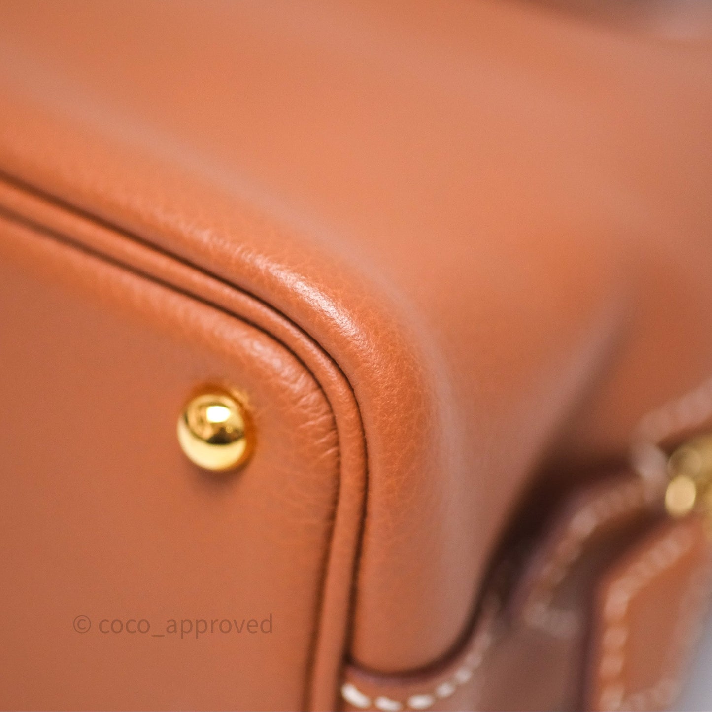 Hermès Bolide Mini 1923 Gold 37 Evercolor Gold Hardware