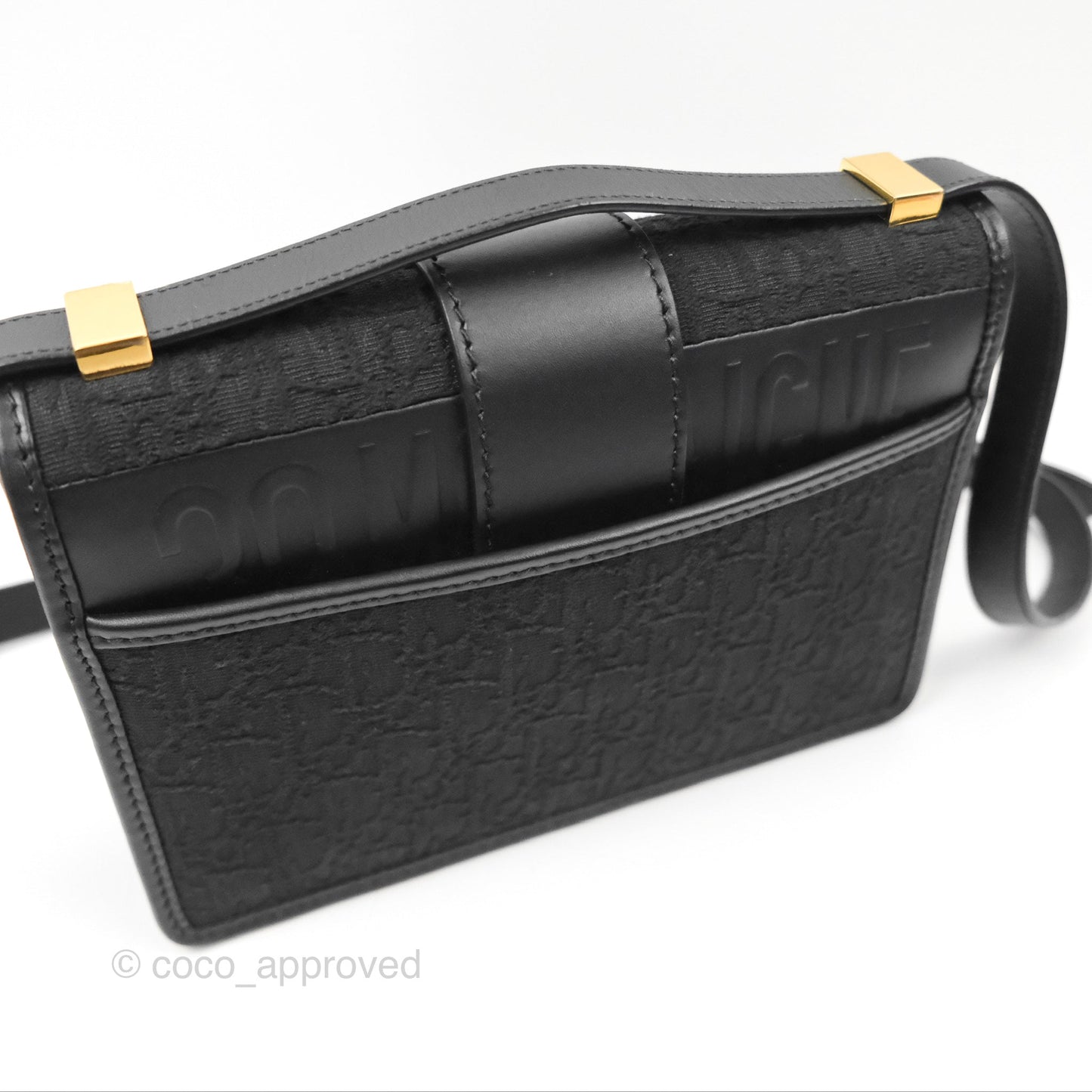 Dior 30 Montaigne Bag Black Dior Oblique Jacquard
