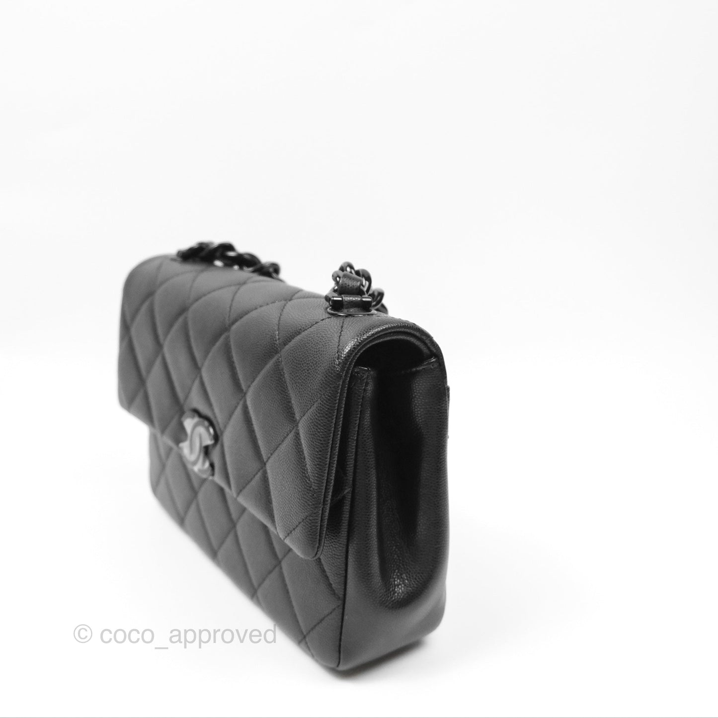Chanel My Everything Flap Bag So Black Caviar Incognito Hardware