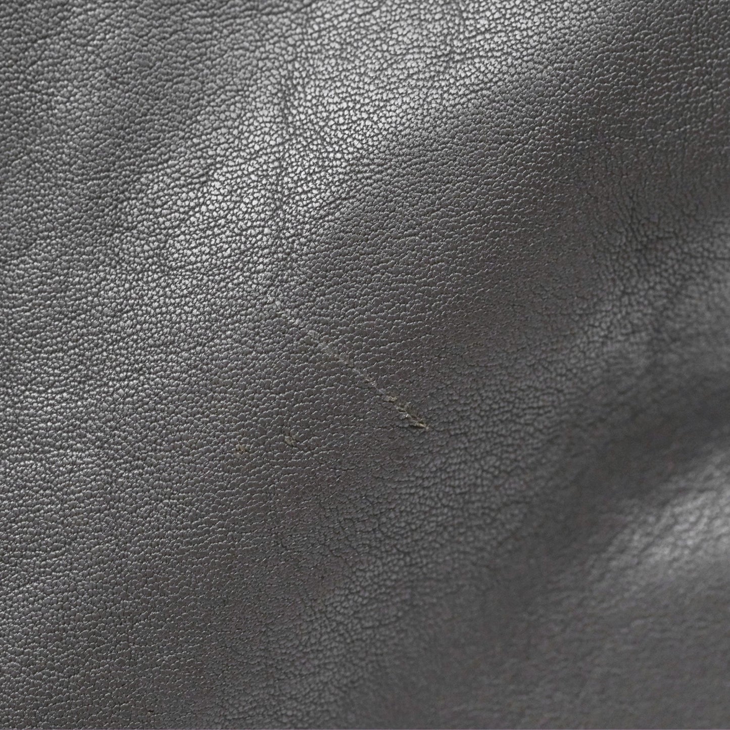 Saint Laurent Chyc Bag Dark Grey Calfskin Gold Hardware