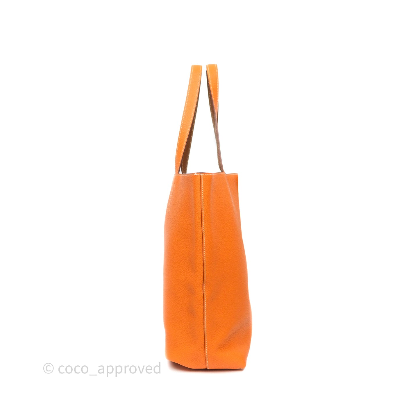 Hermès Double Sens Tote 36 Gold/ Orange Clemence