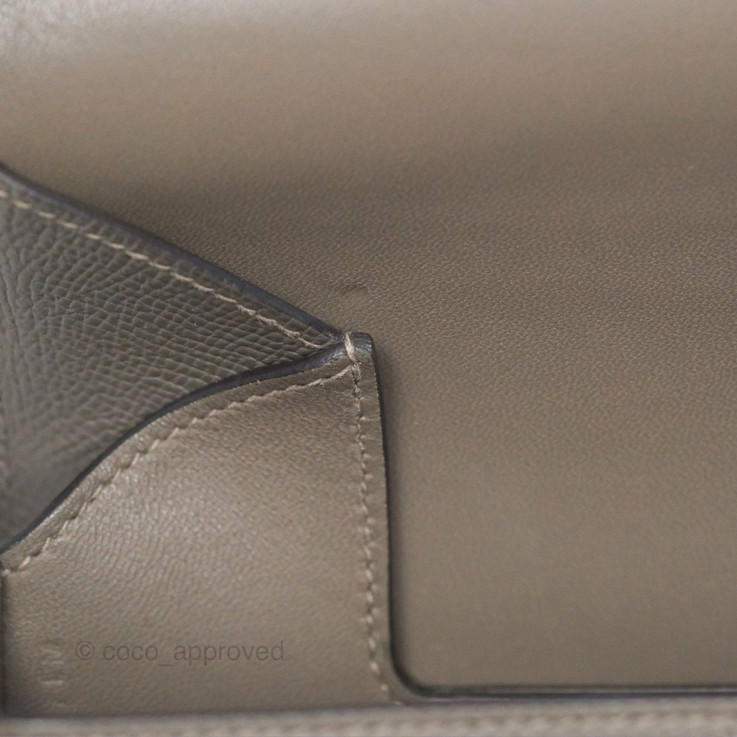 Hermès Della Cavalleria Mini Bag Gris Meyer 0L Epsom Palladium Hardware