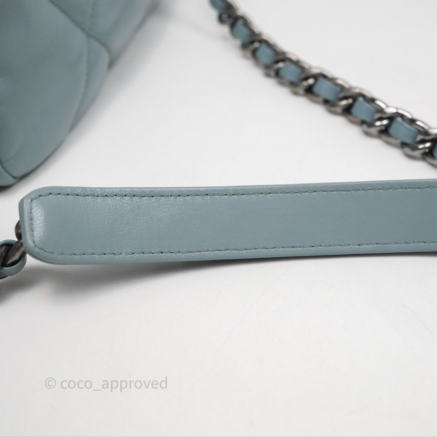 Chanel 19 Small Blue Mixed Hardware