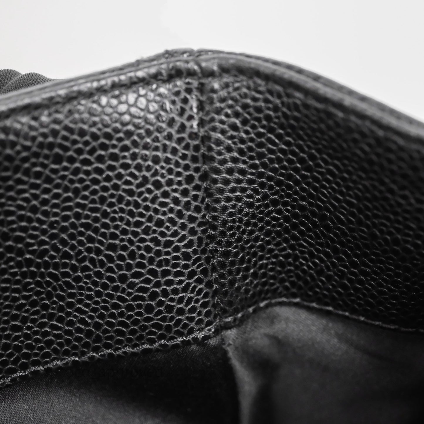 Chanel GST Black Caviar Silver Hardware