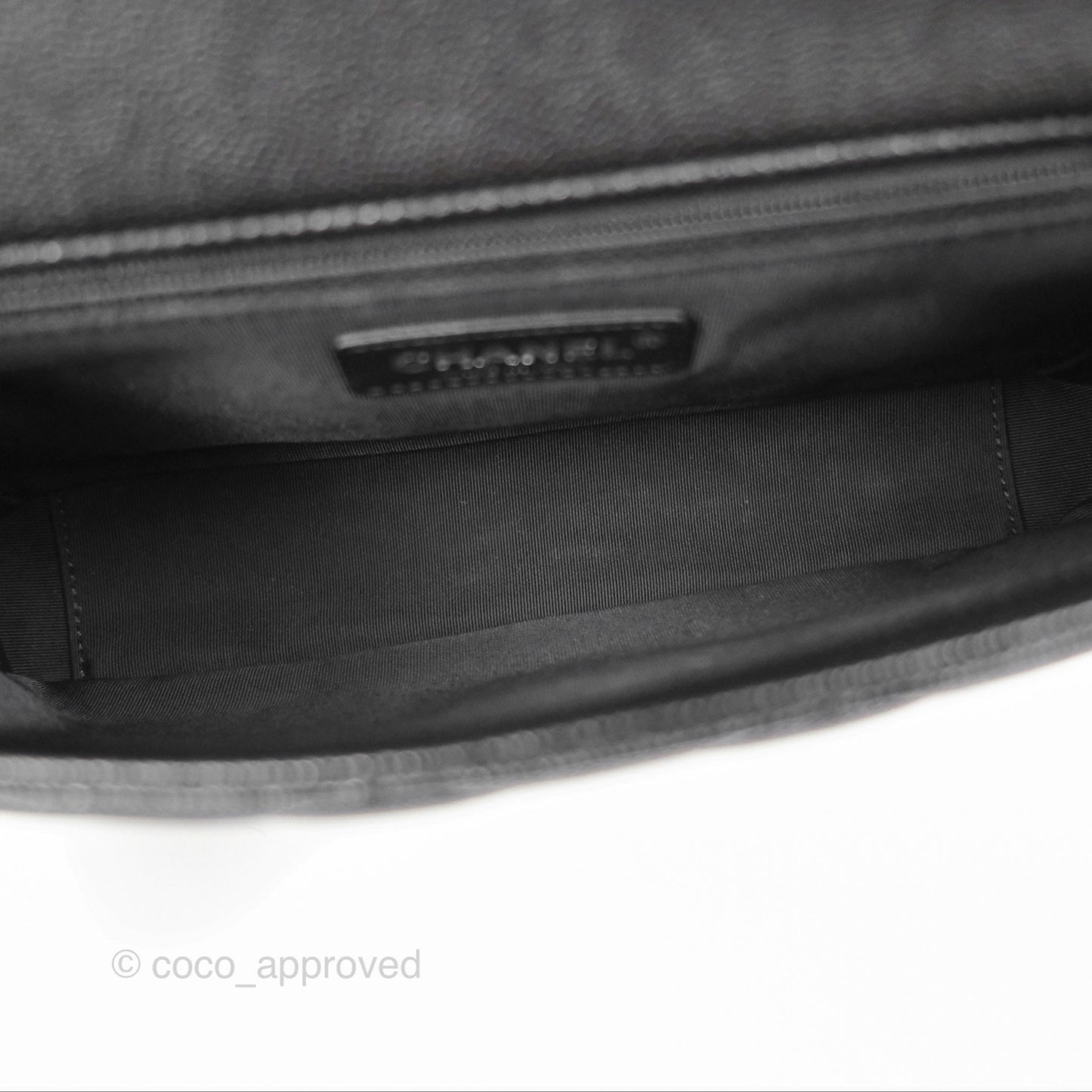Chanel My Everything Flap Bag So Black Caviar Incognito Hardware
