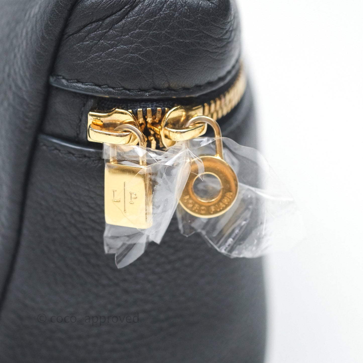 Loro Piana Extra Pocket L19 Navy Grained Calfskin