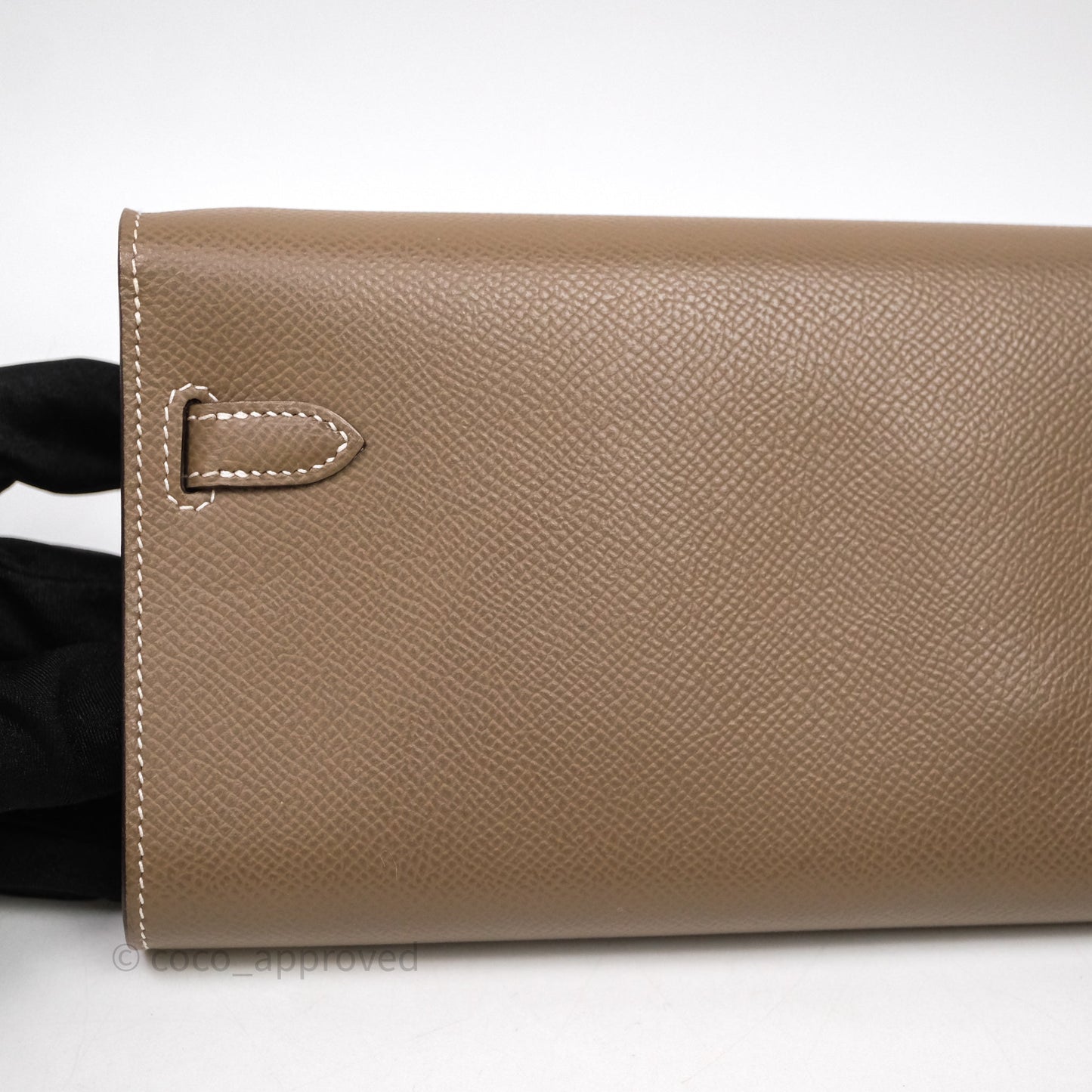 Hermès Kelly To Go Wallet Etoupe 18 Epsom Gold Hardware