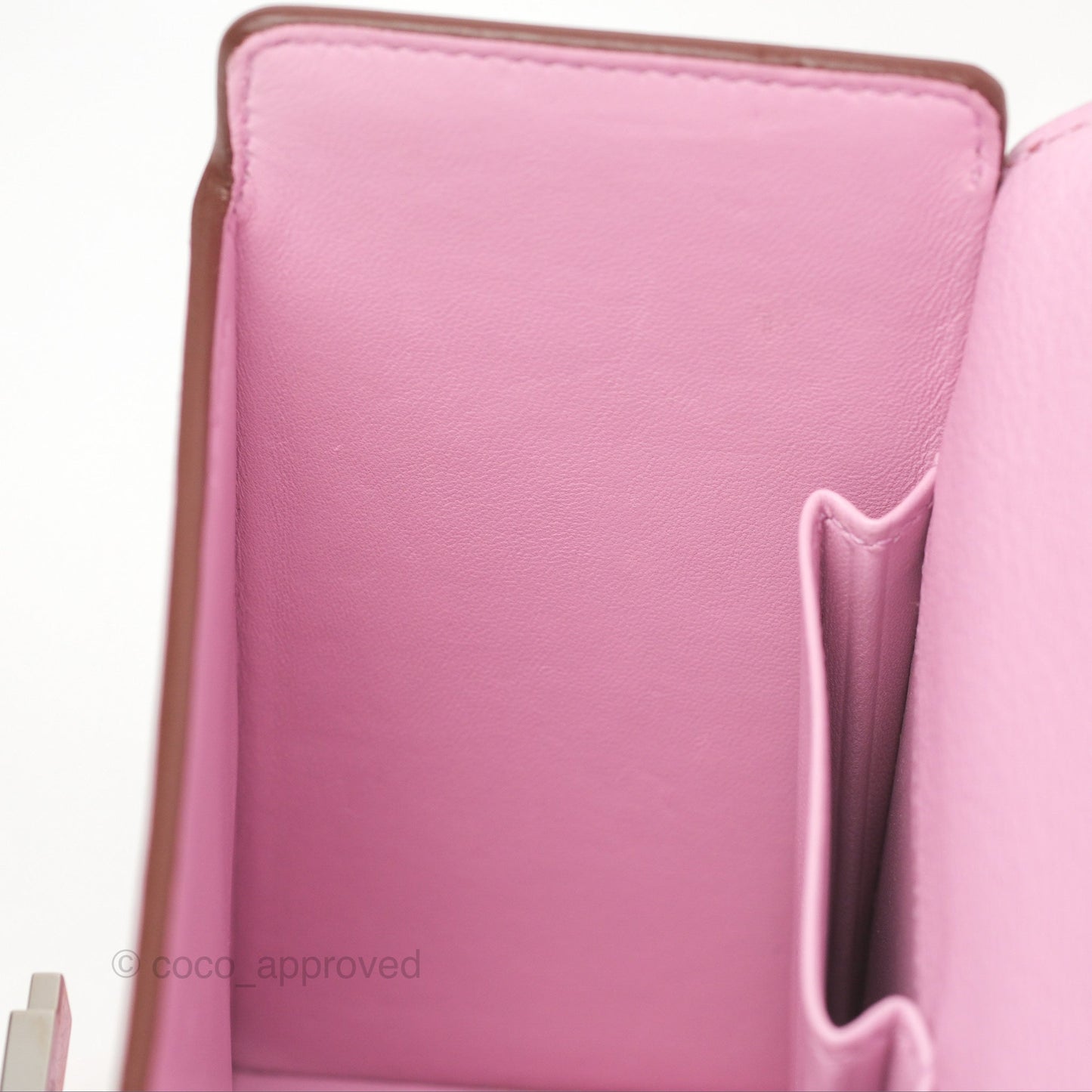Hermès Cinhetic Box Bag Mauve Sylvestre Chevre Mysore Palladium Hardware