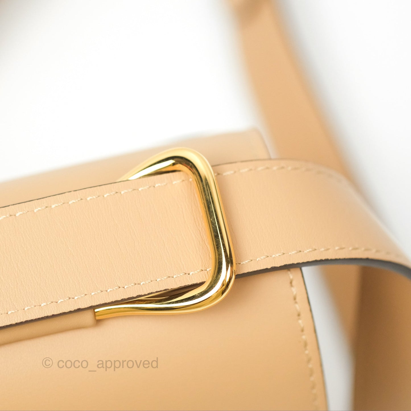 Delvaux Lingot Bag Latte Olen Calfskin