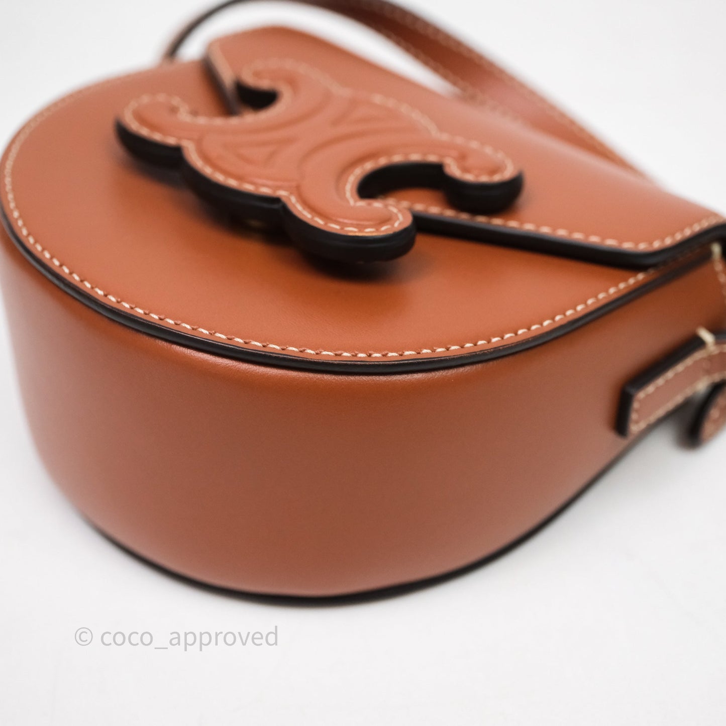 Celine Mini Besace Cuir Triomphe Tan Smooth Calfskin