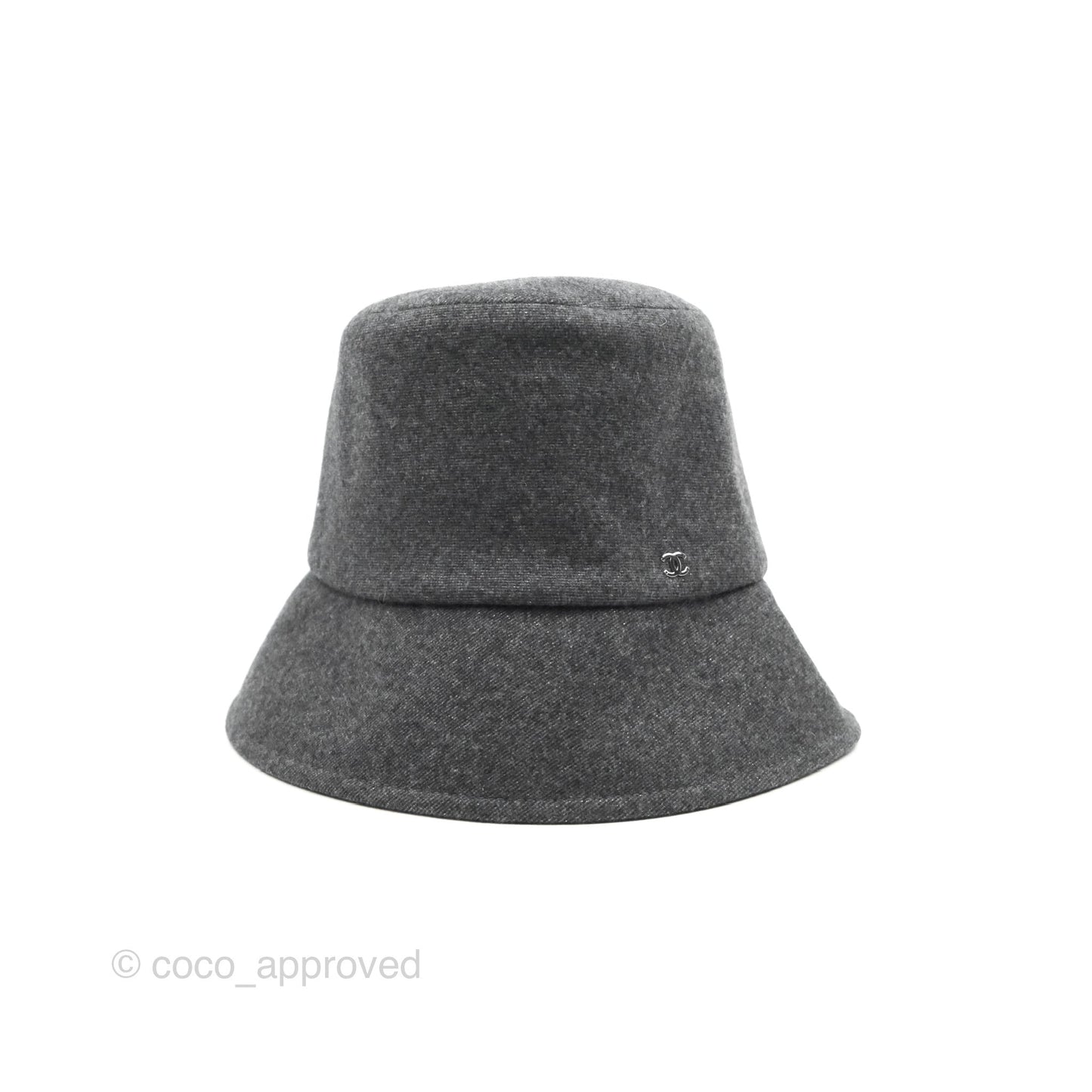 Chanel Grey Bucket Hat