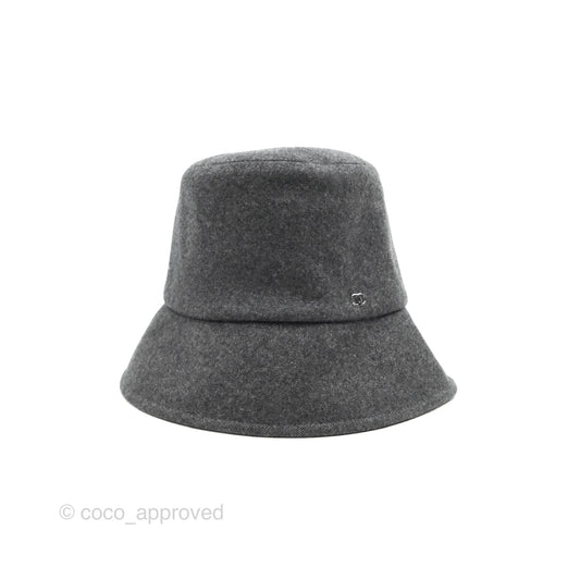 Chanel Grey Bucket Hat