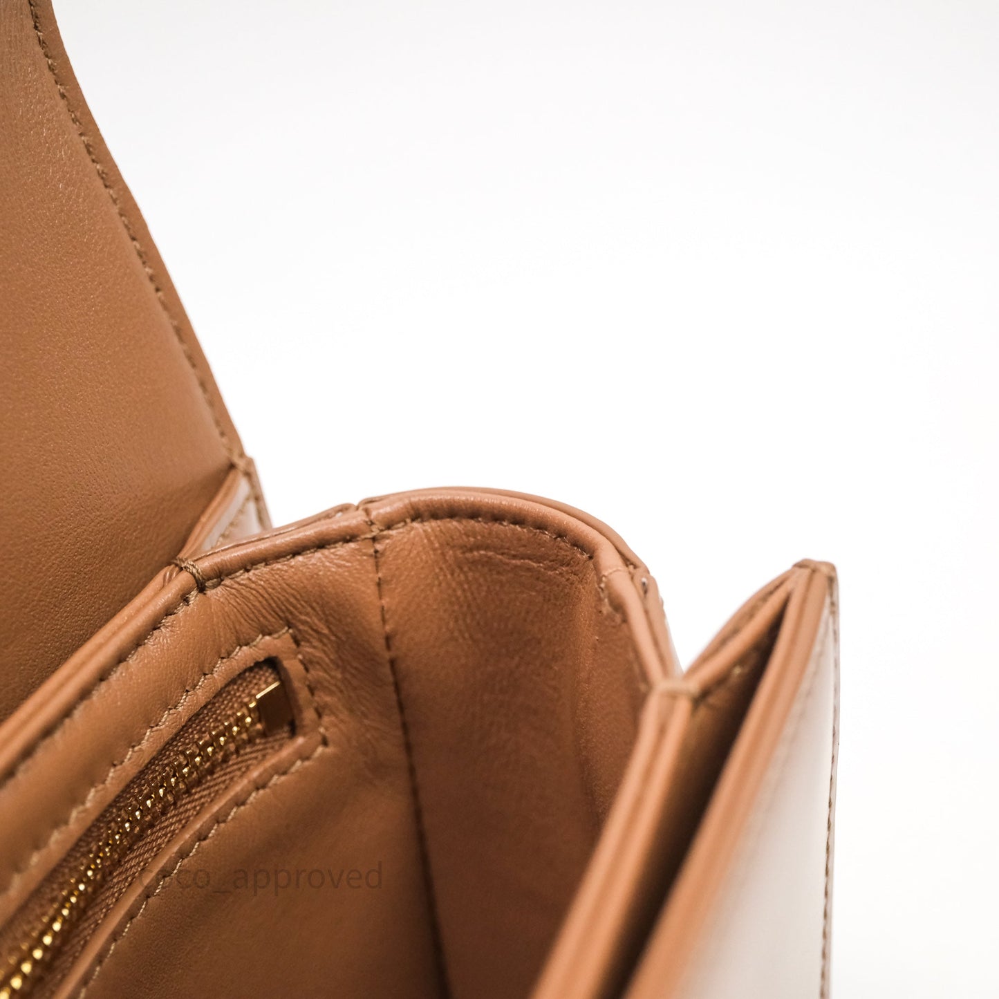 Celine Teen Triomphe Bag Shiny Calfskin Brown