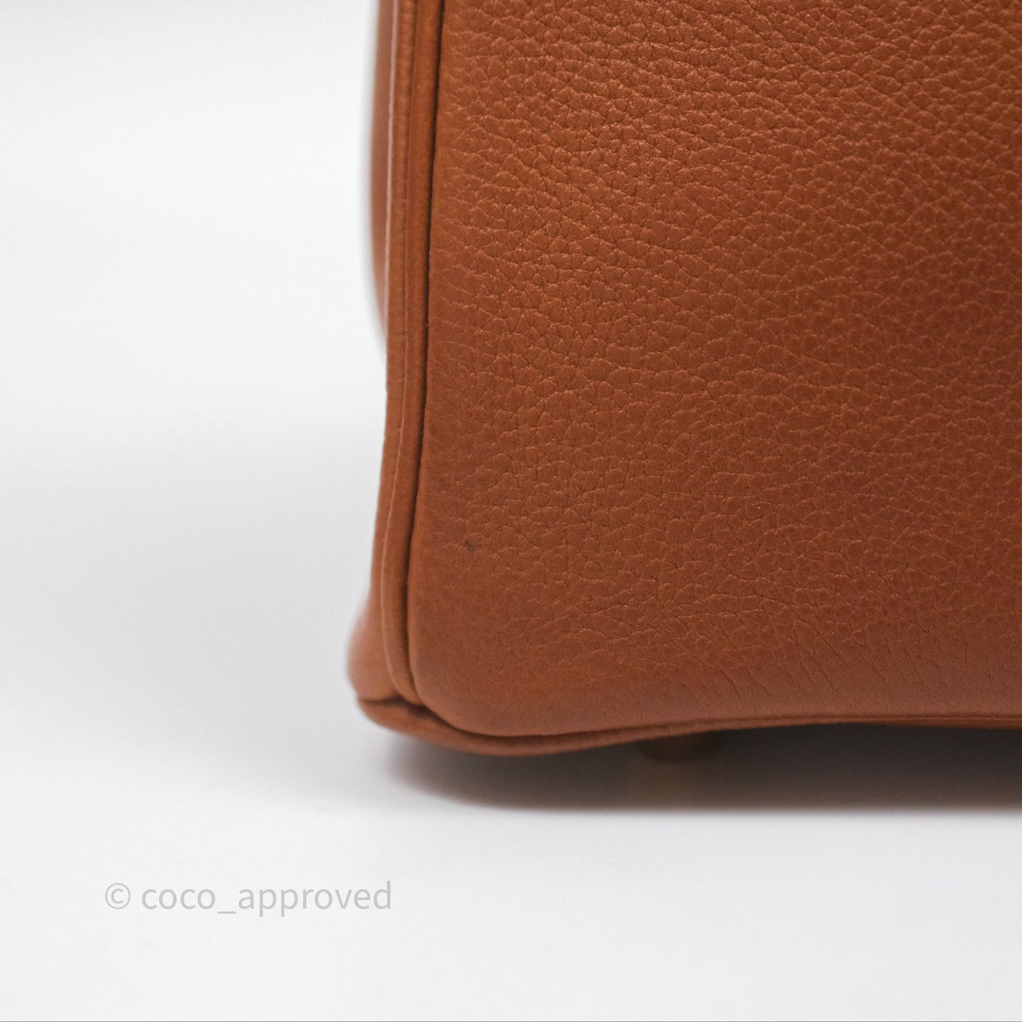 Hermès Birkin 25 Retourne Fauve 34 Barenia Gold Hardware