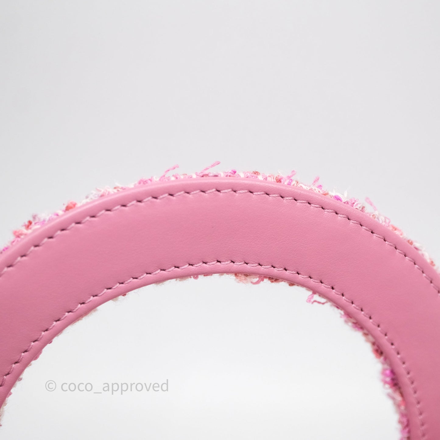 Chanel Kelly Bag Pink Tweed Aged Gold Hardware