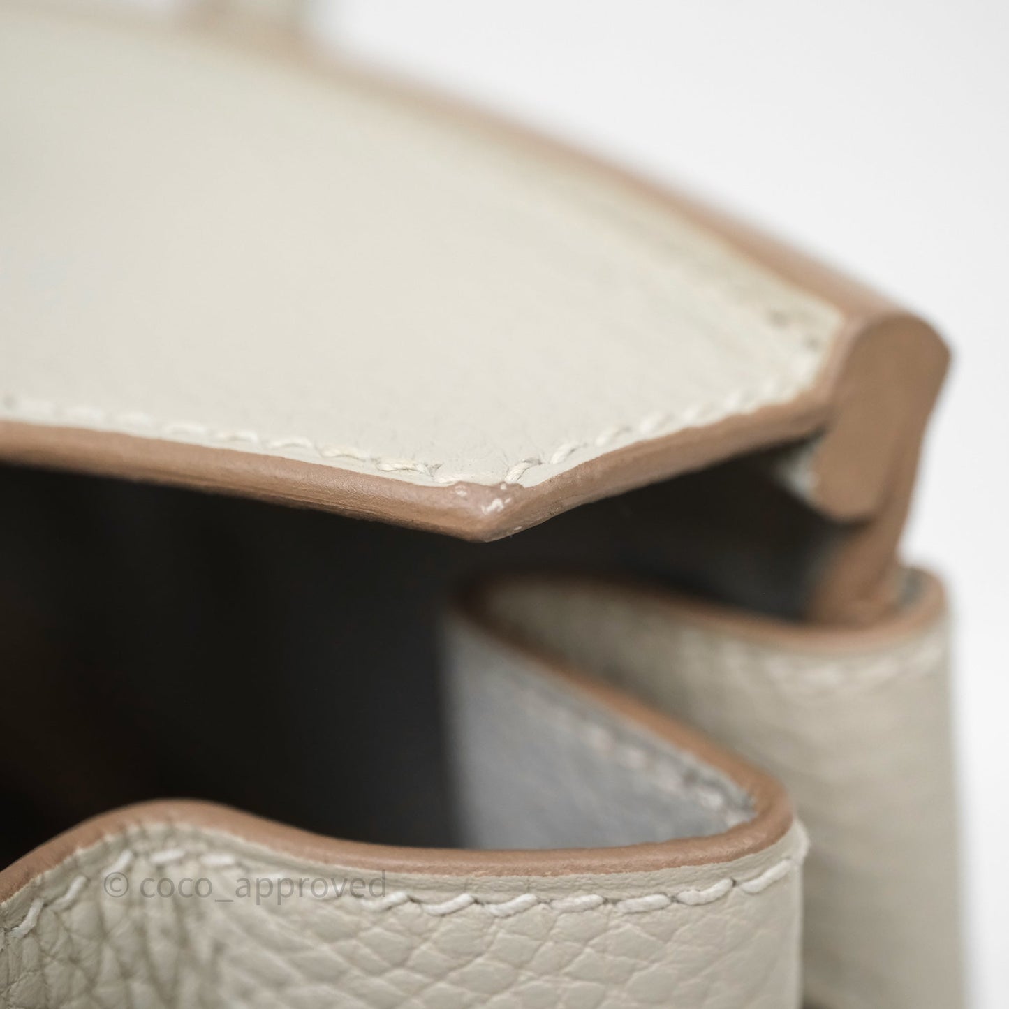 Hermès Birkin 30 Retourne Gris Perle 80 Togo Gold Hardware