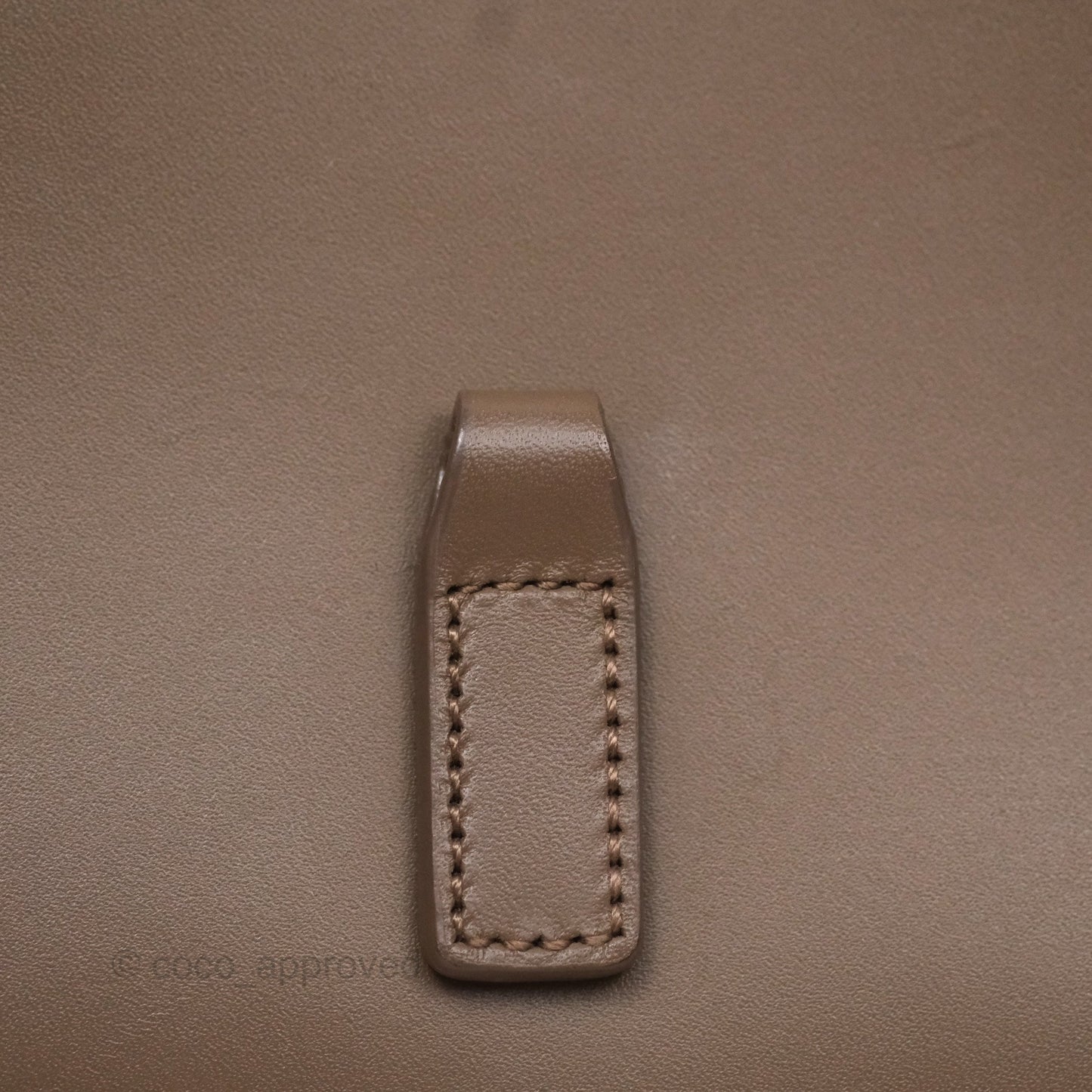 Saint Laurent Le 5 À 7 Taupe Calfskin Bronze Brass Hardware