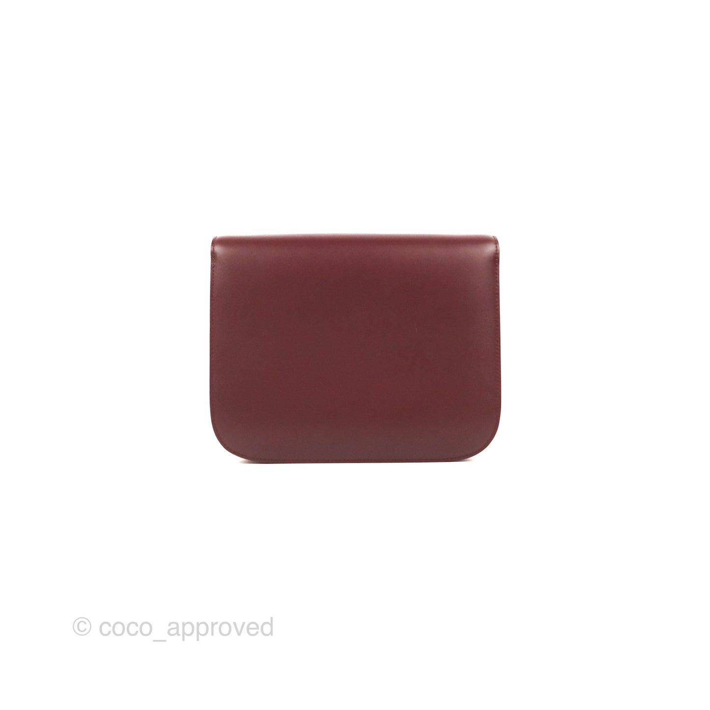 Celine Medium Classic Box Flap Burgundy Calfskin