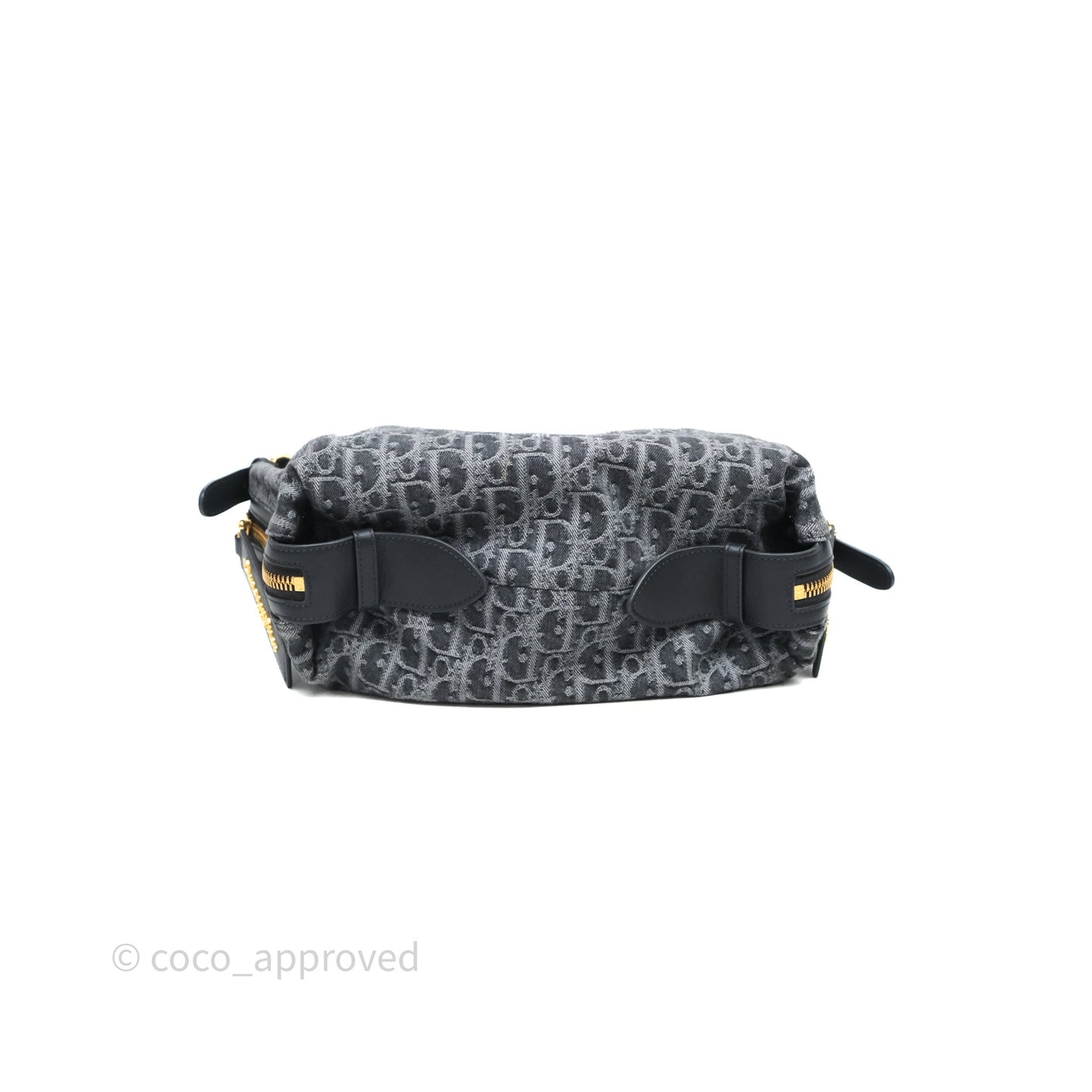 Dior Small D-Journey Bag Gray Denim Dior Oblique Jacquard