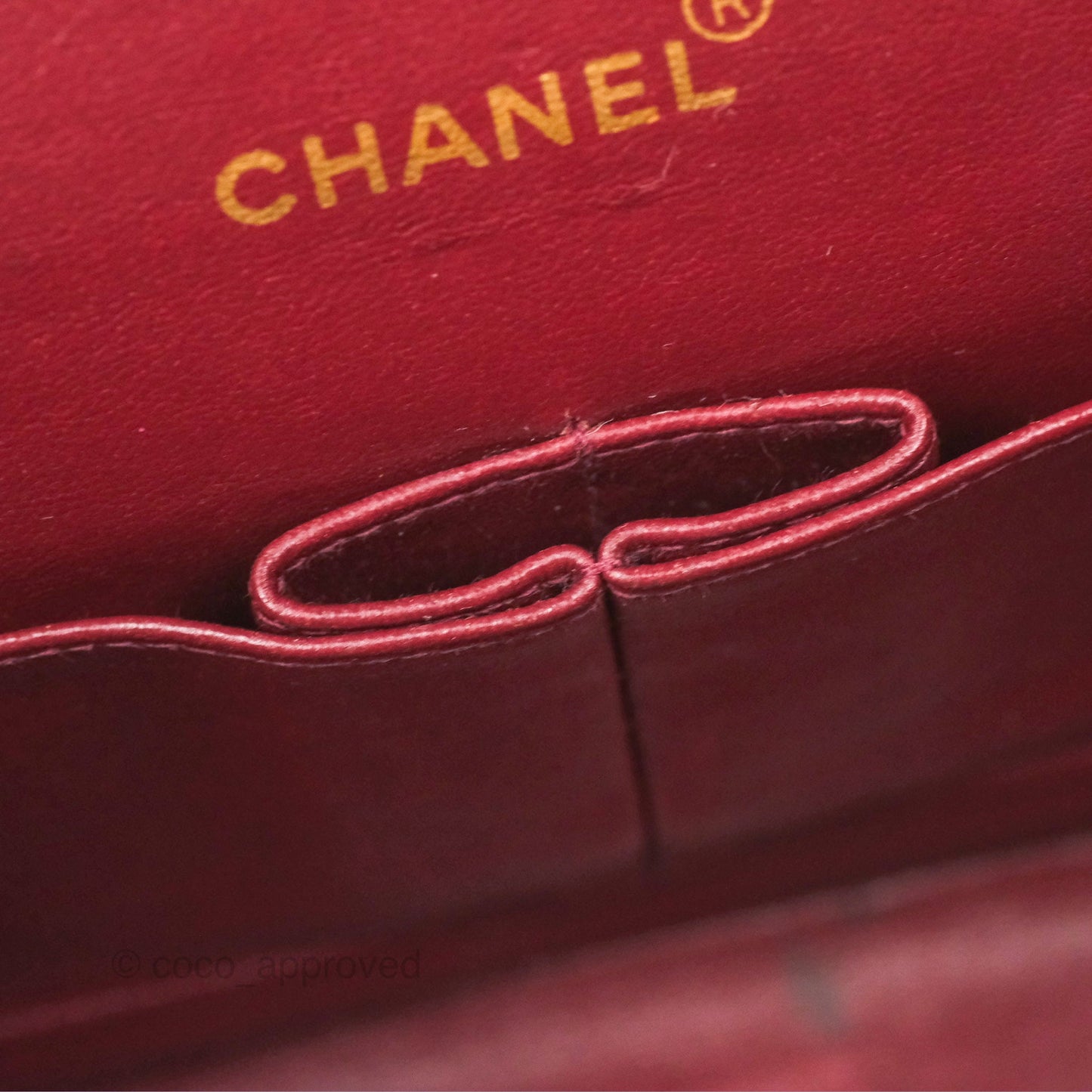 Chanel Vintage Medium Classic Flap Chevron Black Lambskin 24K Gold Hardware