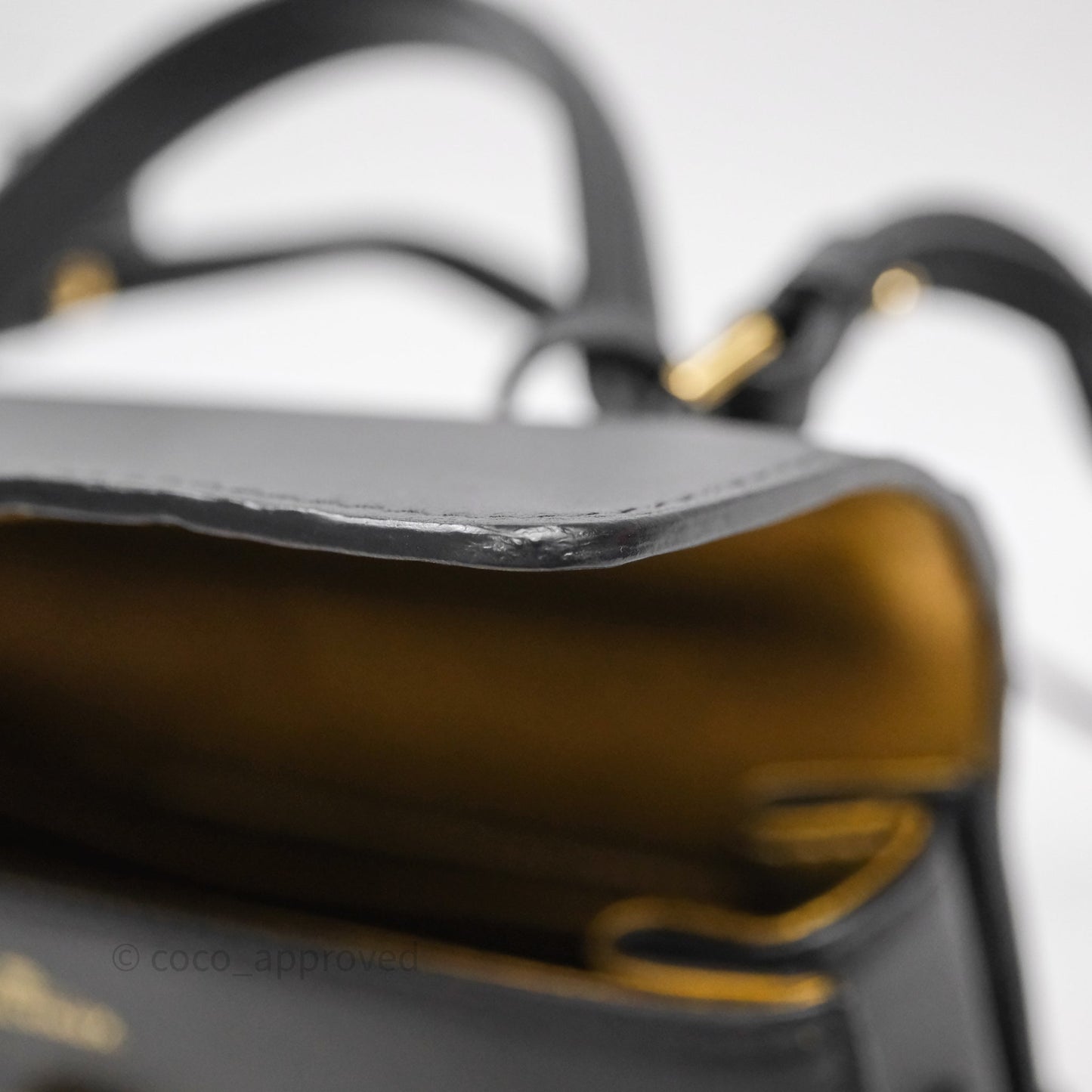 Delvaux Tempête Mini Black Calfskin Gold Hardware