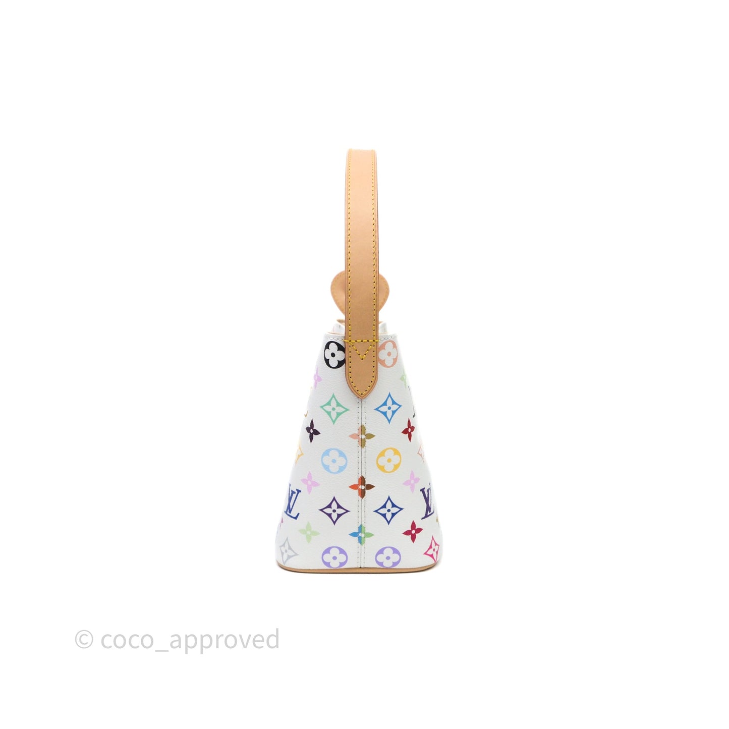 Louis Vuitton x Takashi Murakami All In BB Bag Multicolore Blanc Monogram Canvas