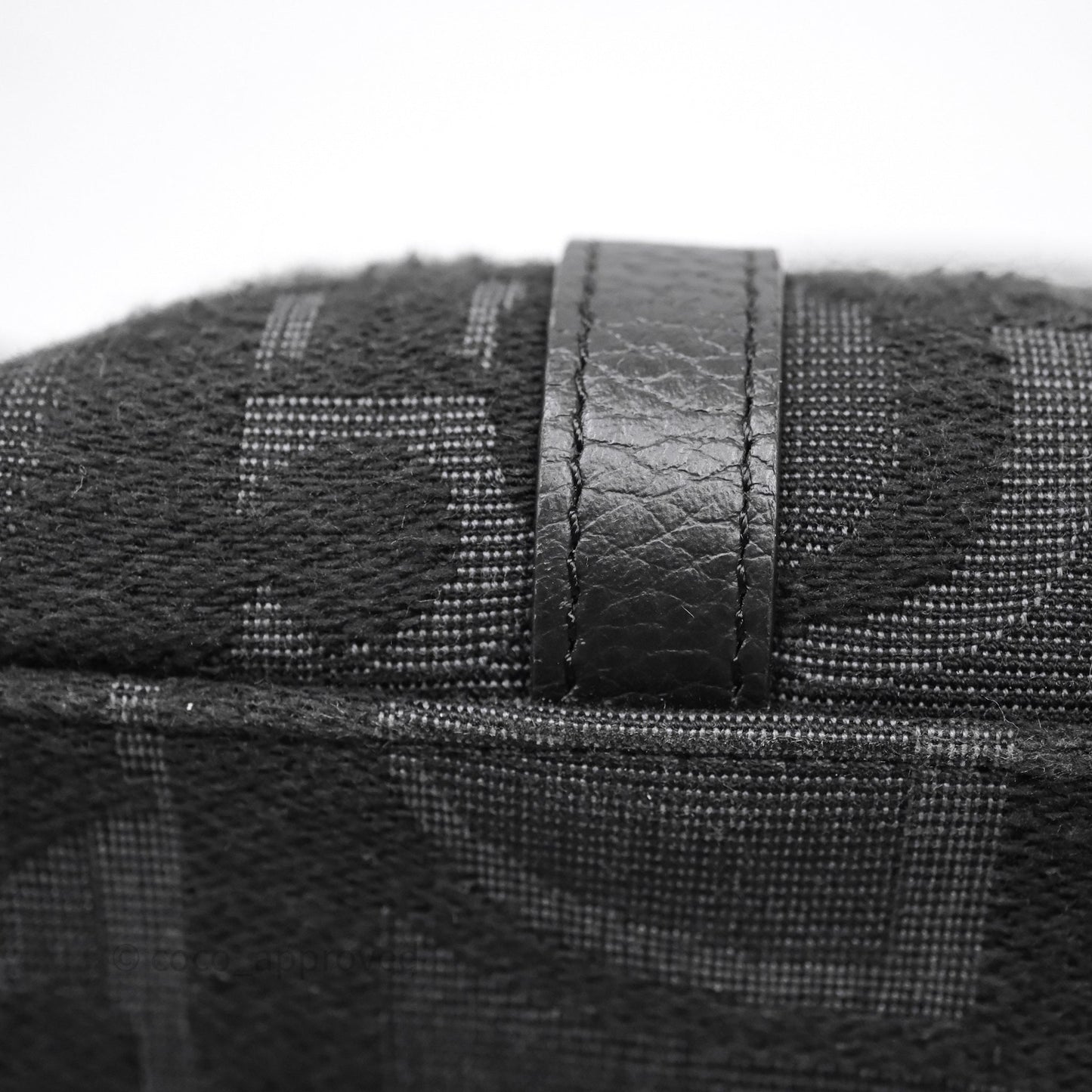 Christian Dior Oblique Jacquard Weekender Black Bag