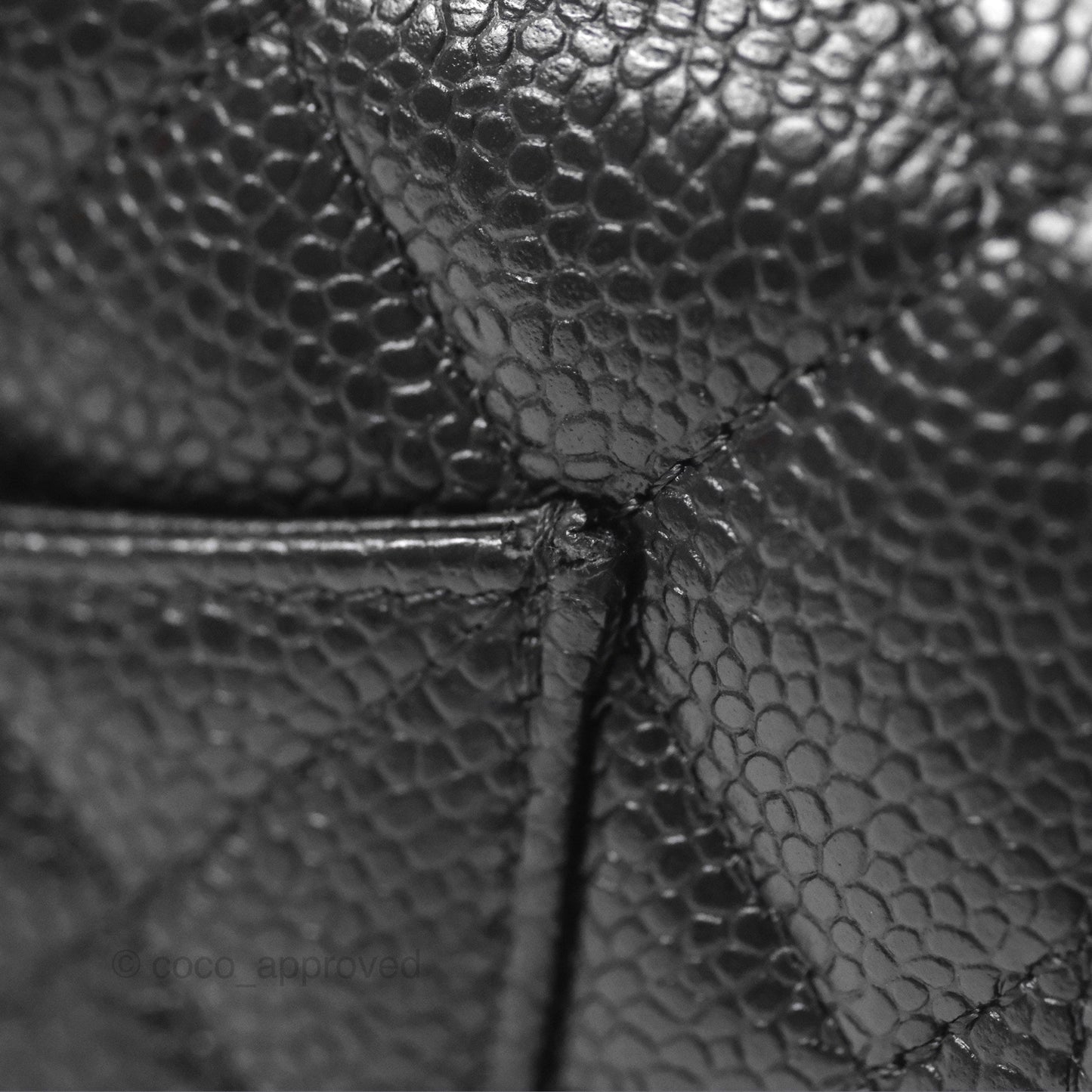 Chanel Quilted Classic WOC Black Caviar Silver Hardware