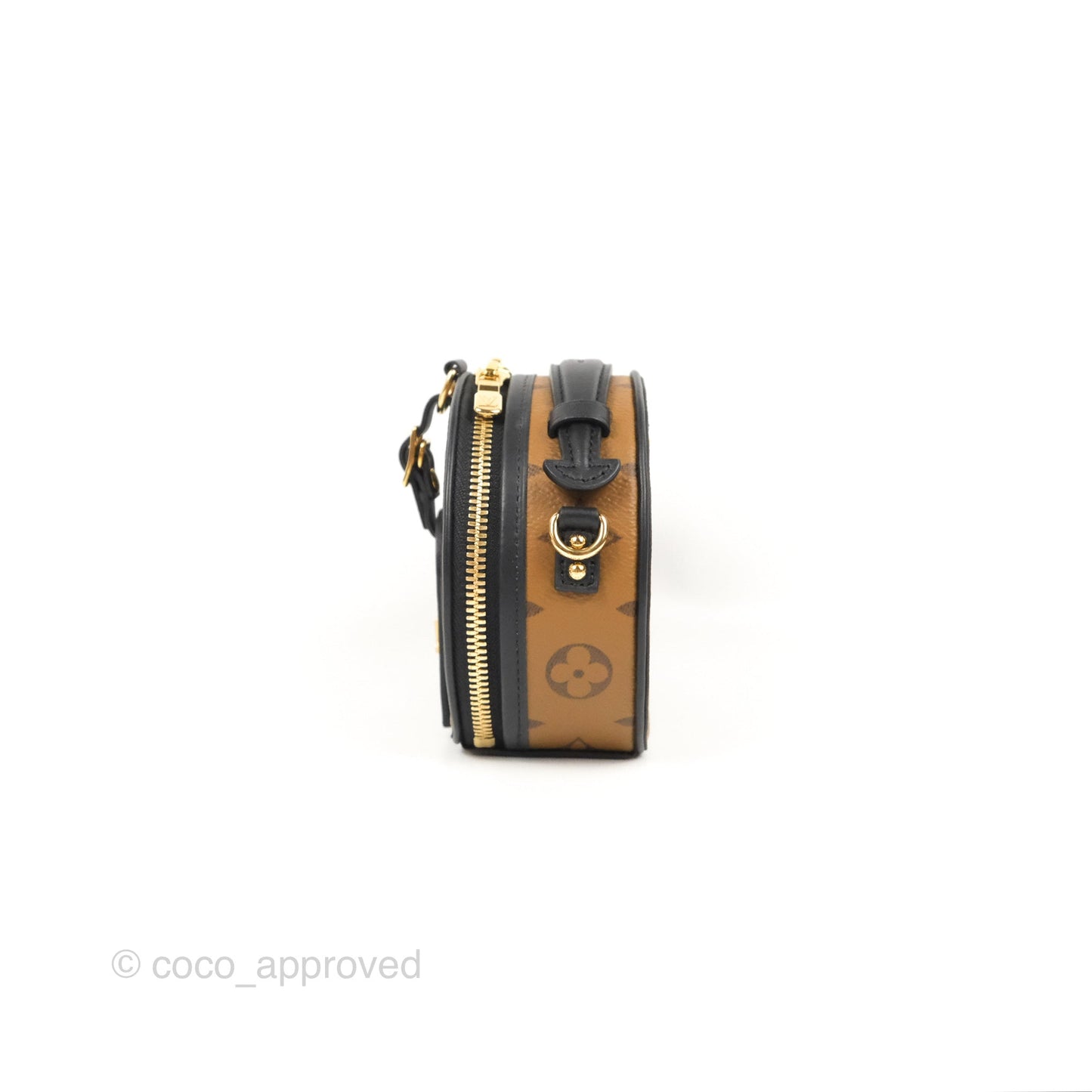 Louis Vuitton Mini Boîte Chapeau Monogram Reverse Canvas Black