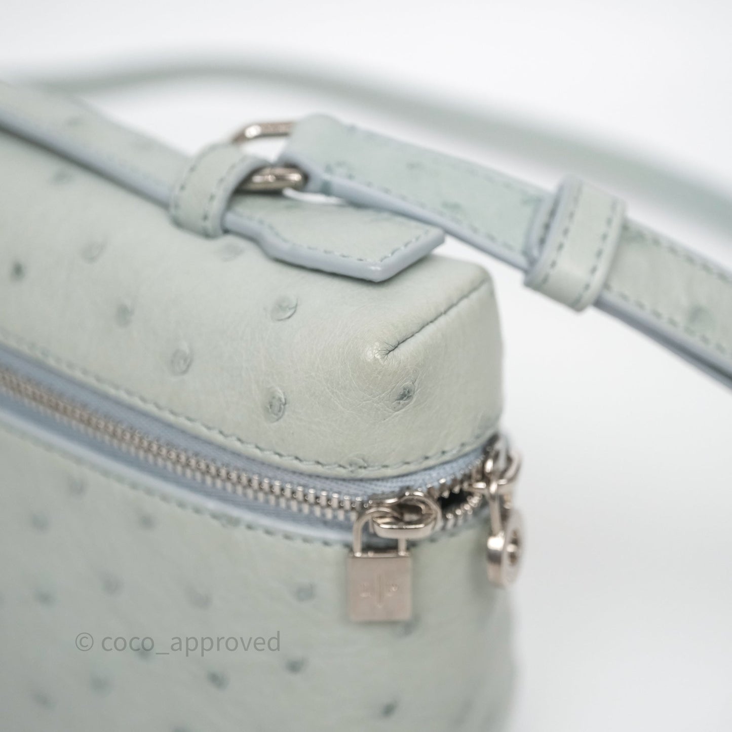 Loro Piana Extra Pocket L19 Light Blue Grey Calfskin
