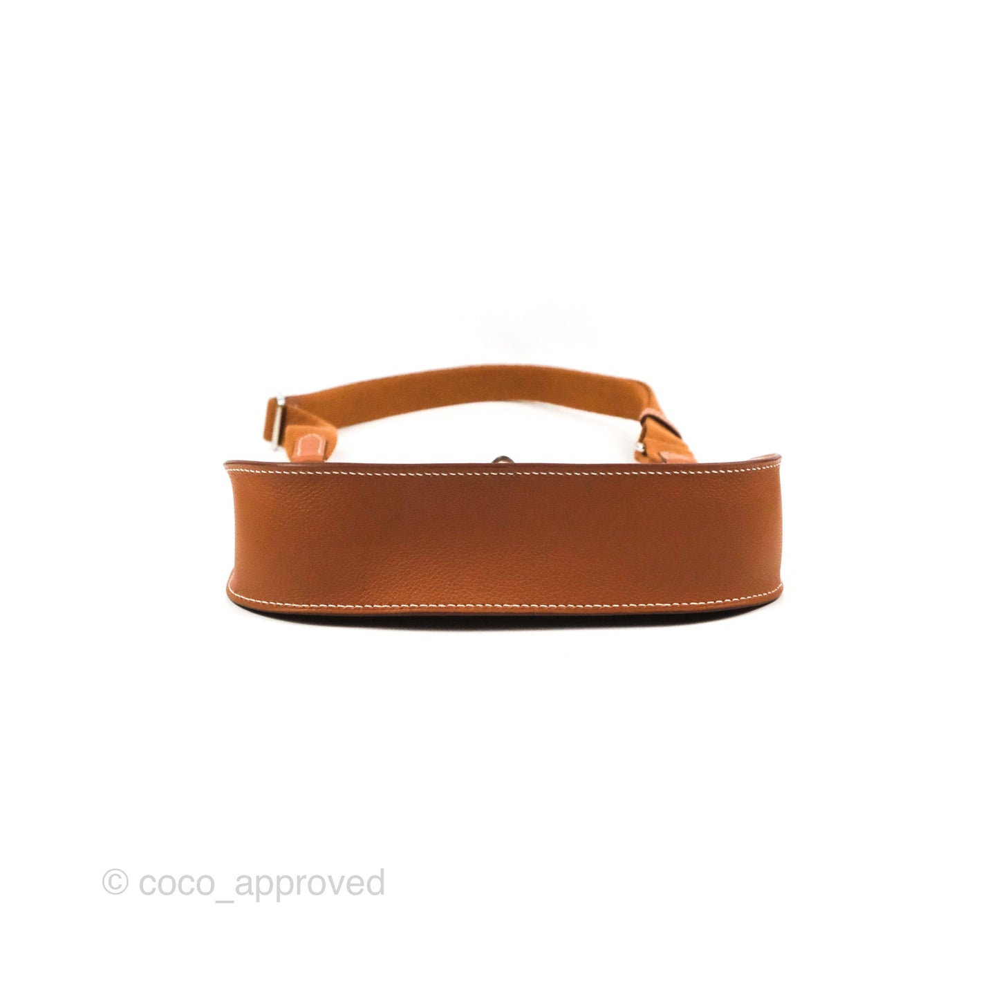 Hermès Mini Jypsiere Gold Evercolor Palladium Hardware