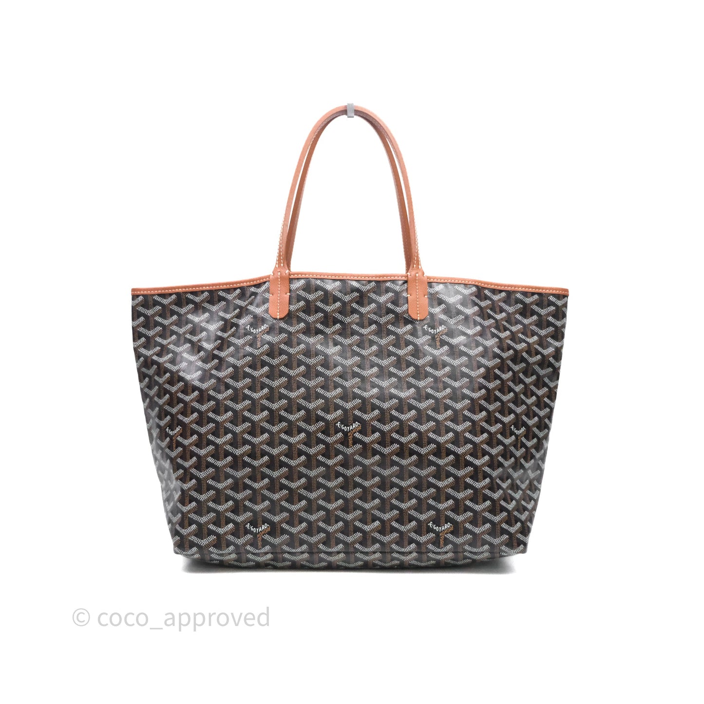 Goyard St Louis Tote PM Tan Black