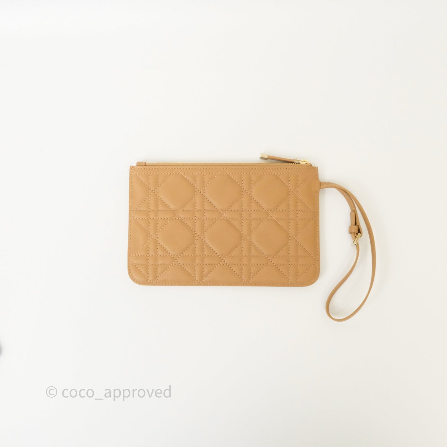 Dior Medium Dior Toujours Bag Tan Beige Macrocannage Calfskin