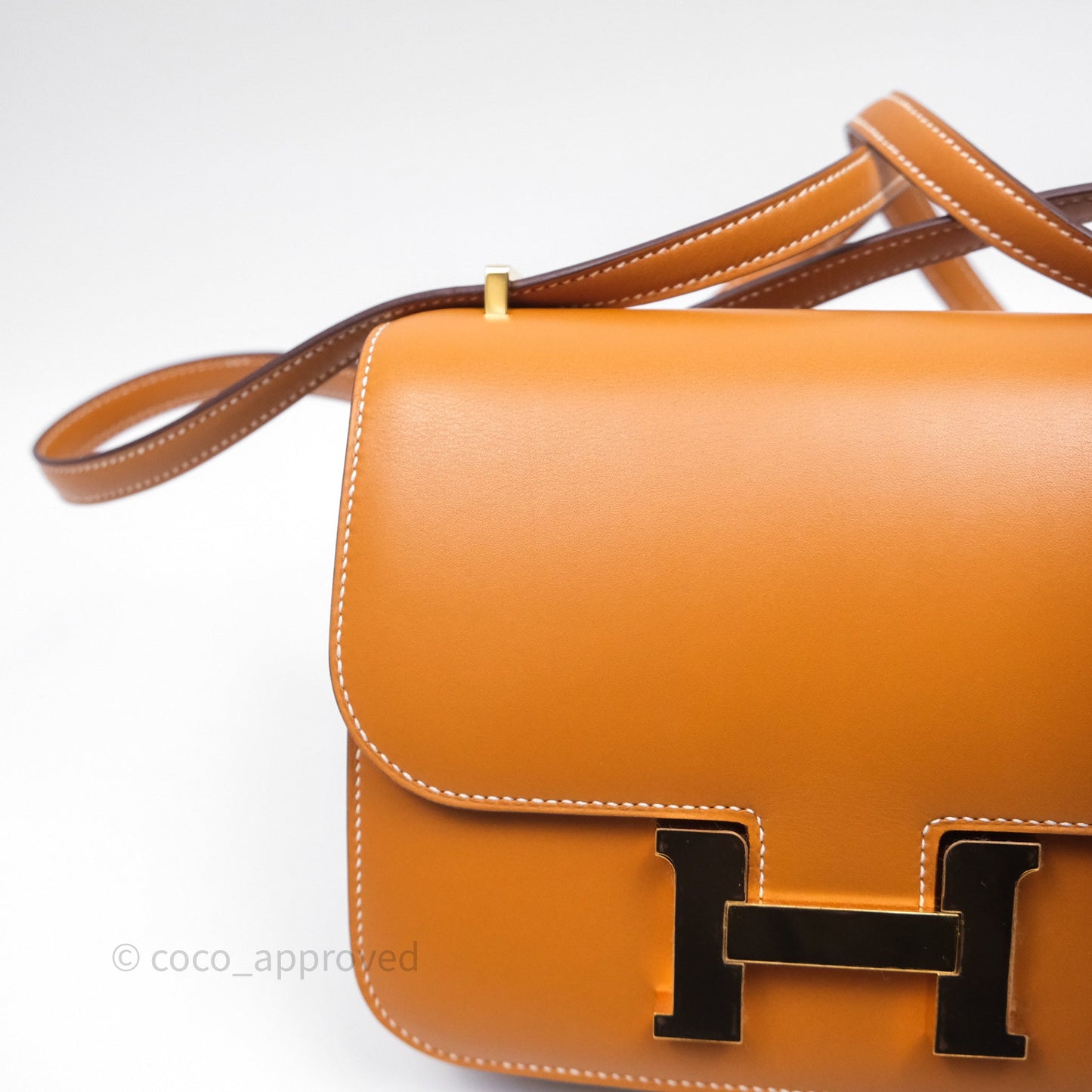 Hermès Constance Mini 18cm Naturel-Sablé 21 Butler Gold Hardware