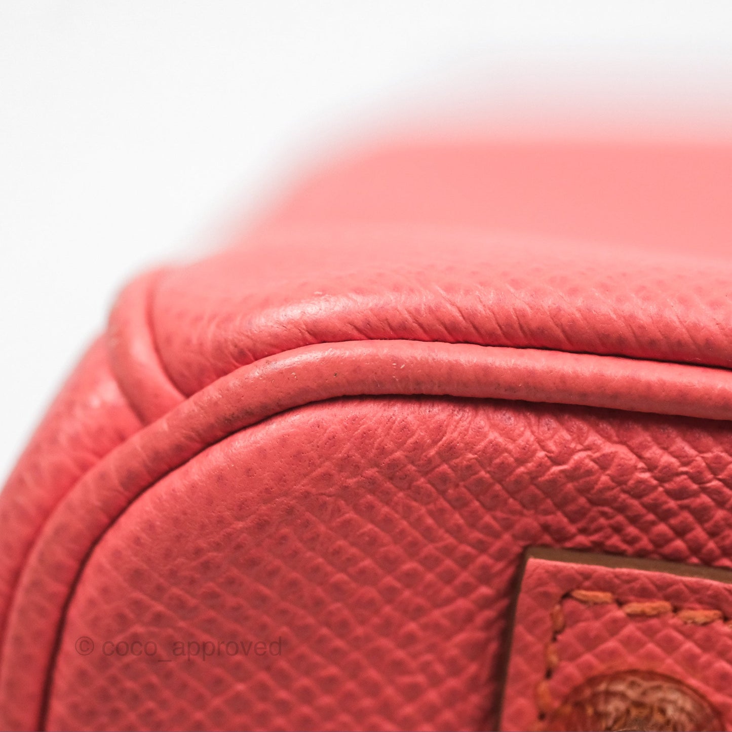 Hermès Birkin 30 Retourne Flamingo I5 Epsom Gold Hardware