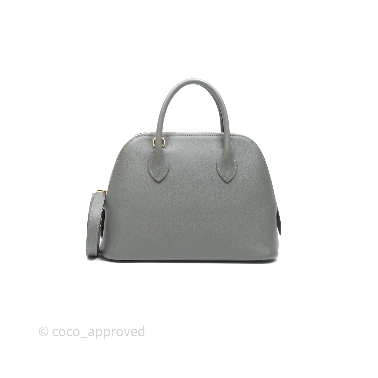 Hermès Bolide 1923 25 Gris Meyer 0L Evercolor Gold Hardware