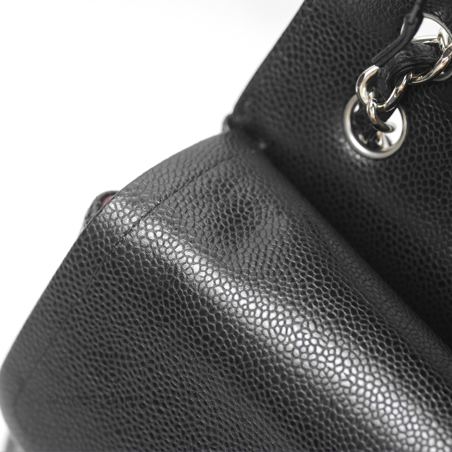 Chanel Jumbo Double Flap Black Caviar Silver Hardware⁣⁣