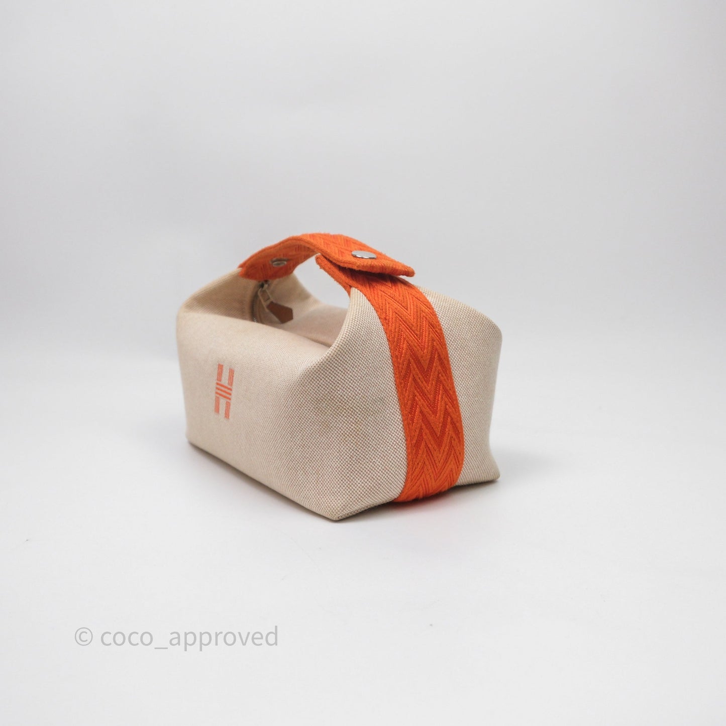 Hermès Small Bride-A-Brac Natural Orange Canvas