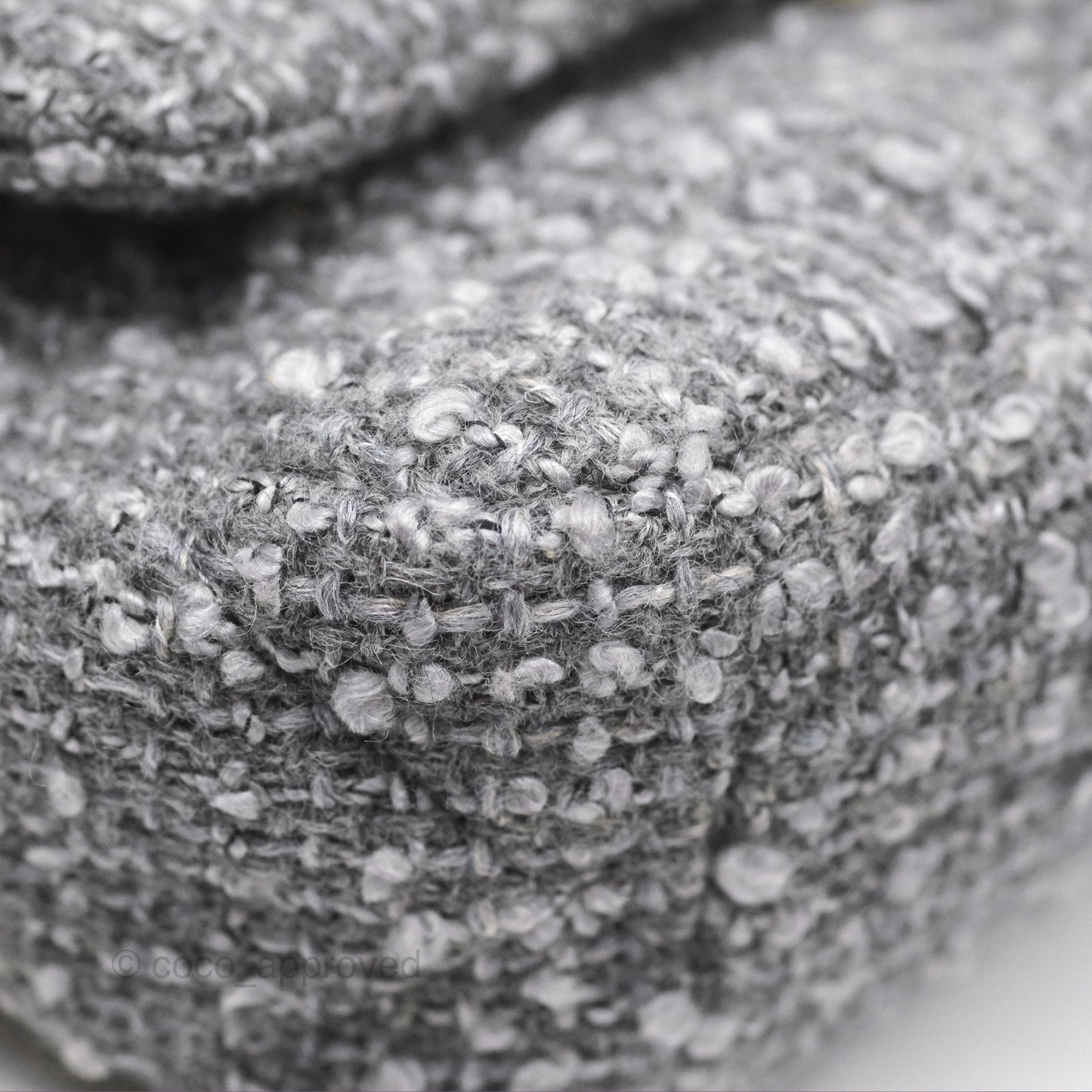 Chanel 19 Small Tweed Grey Mixed Hardware