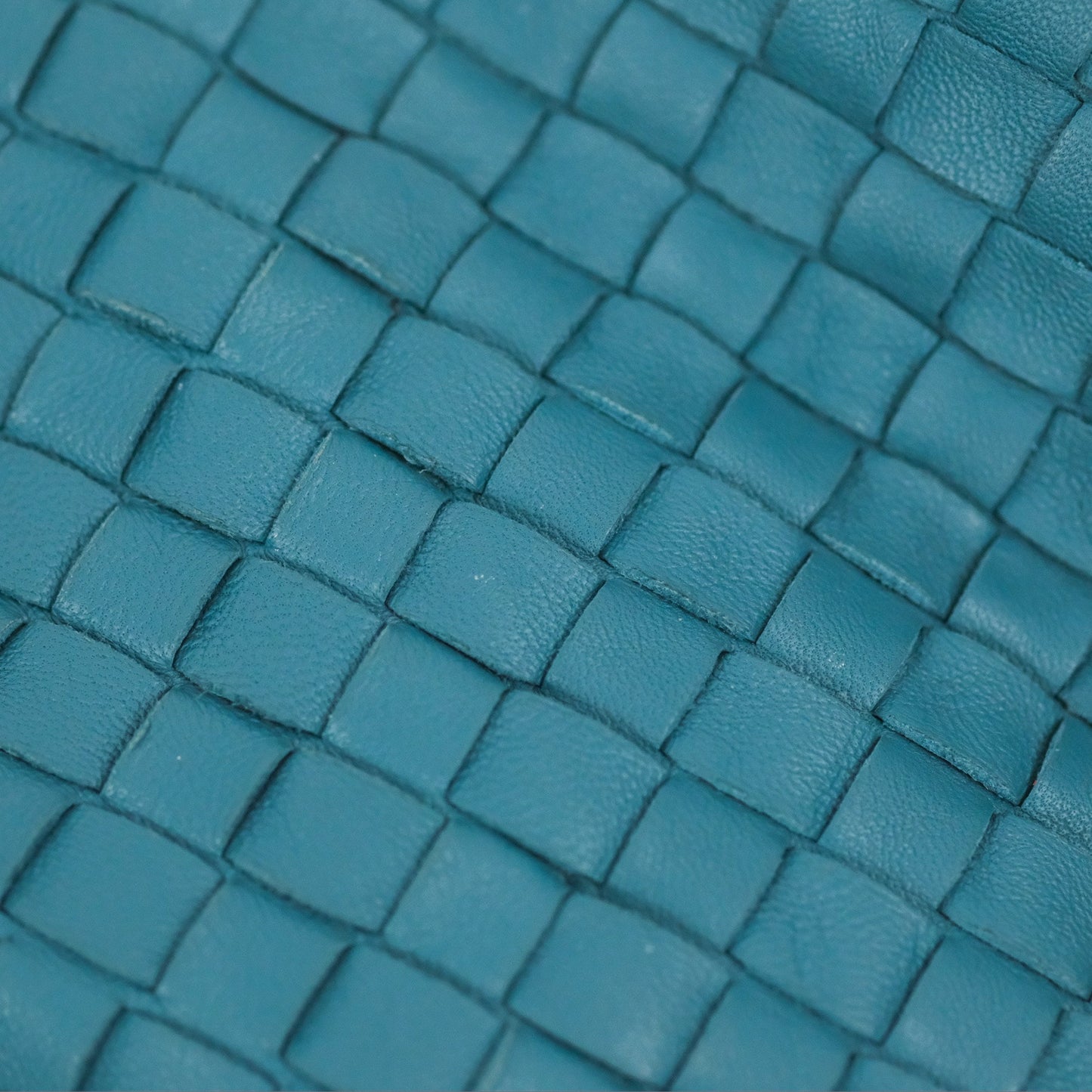 Bottega Veneta Large Cesta Tote Intrecciato Teal