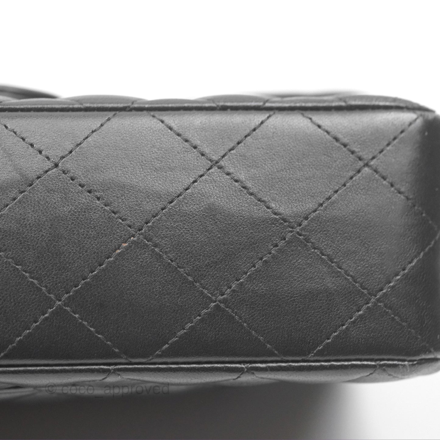 Chanel Small Classic Quilted Flap Black Lambskin Gold Hardware