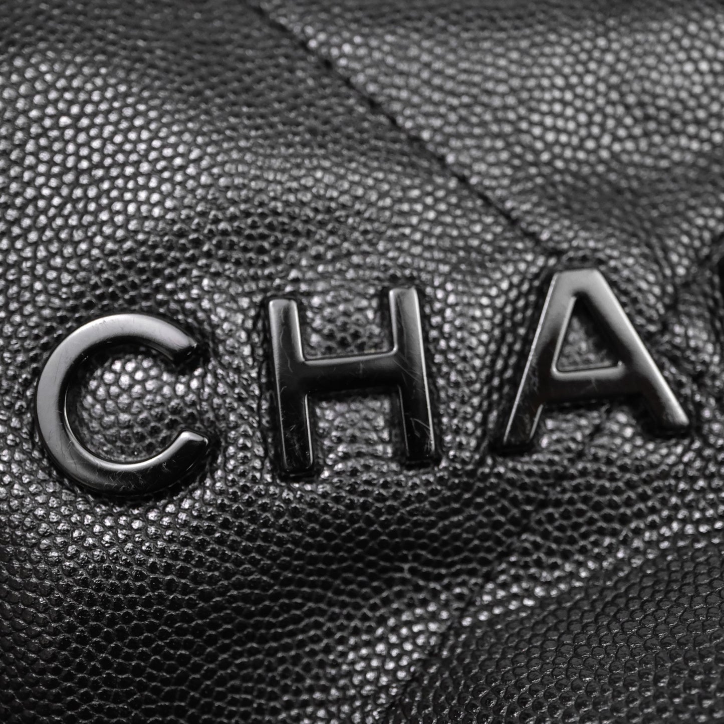 Chanel 22 Small Black Caviar Aged Gold Hardware
