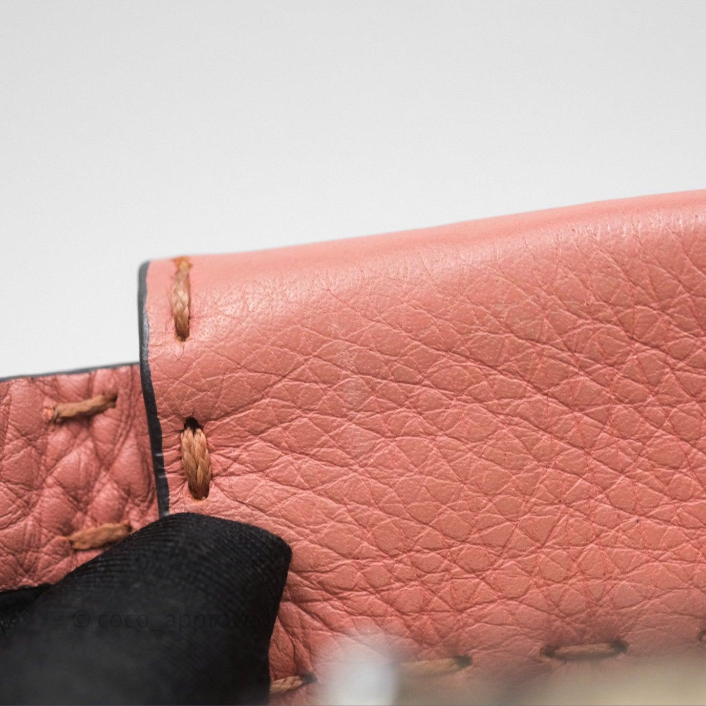 Fendi Mini Peekaboo Bag Pink Grained Leather/Python Silver Hardware with Defender