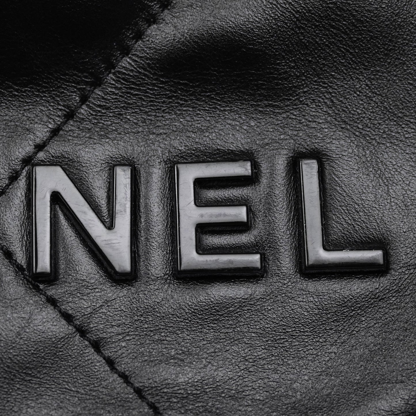 Chanel 22 Small Quilted So Black Shiny Crumpled Calfskin