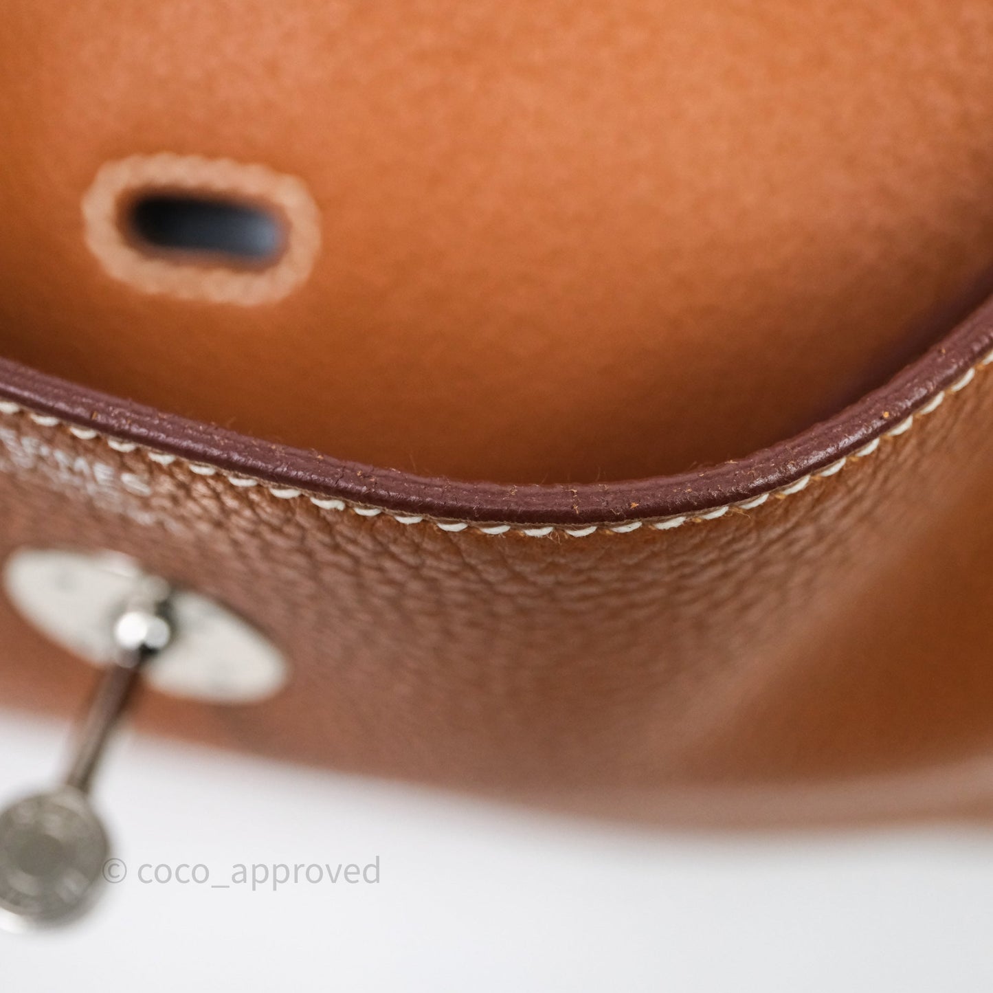Hermès Lindy 34 Gold 37 Clemence Palladium Hardware