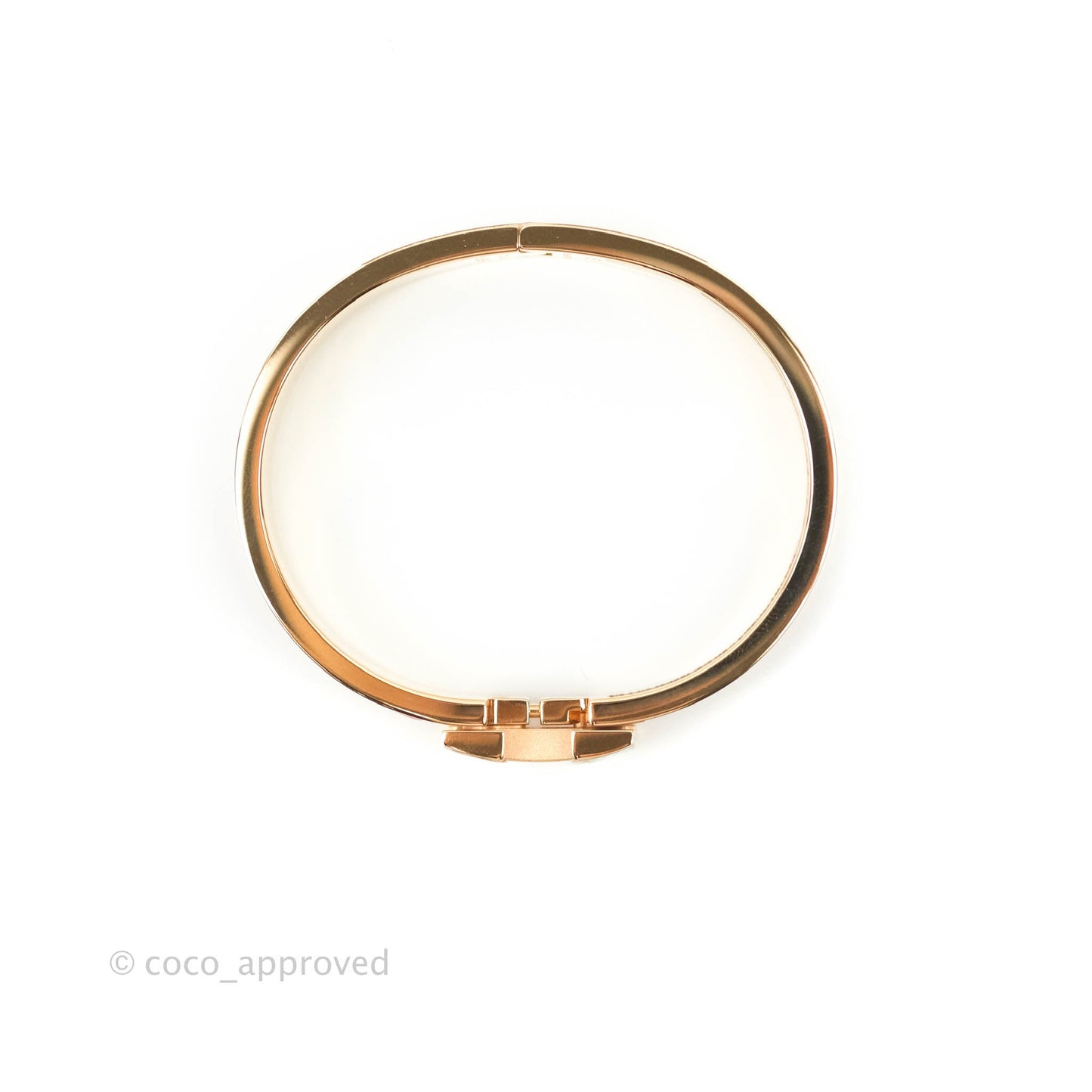 Hermès Clic H Bracelet Rose Patch PM
