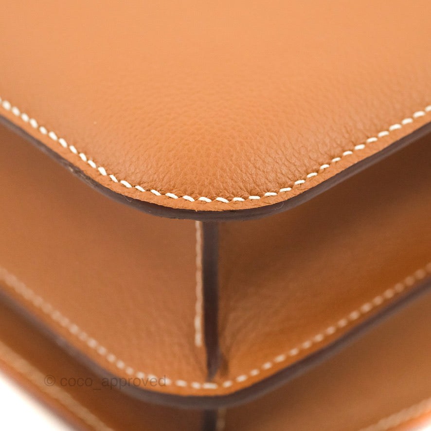 Hermès Constance 24 Gold Evercolor Gold Hardware