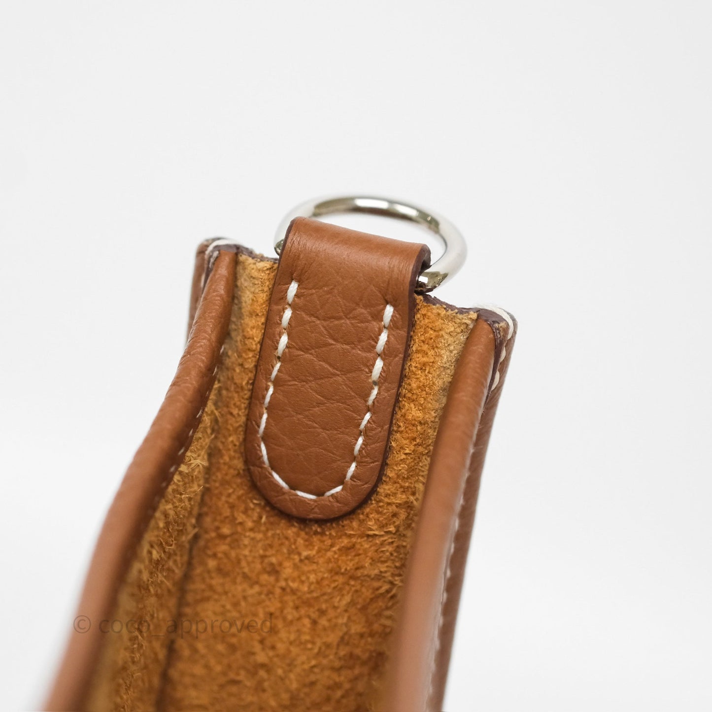Hermès Mini Evelyne 16 Amazone Gold 37 Clemence Palladium Hardware